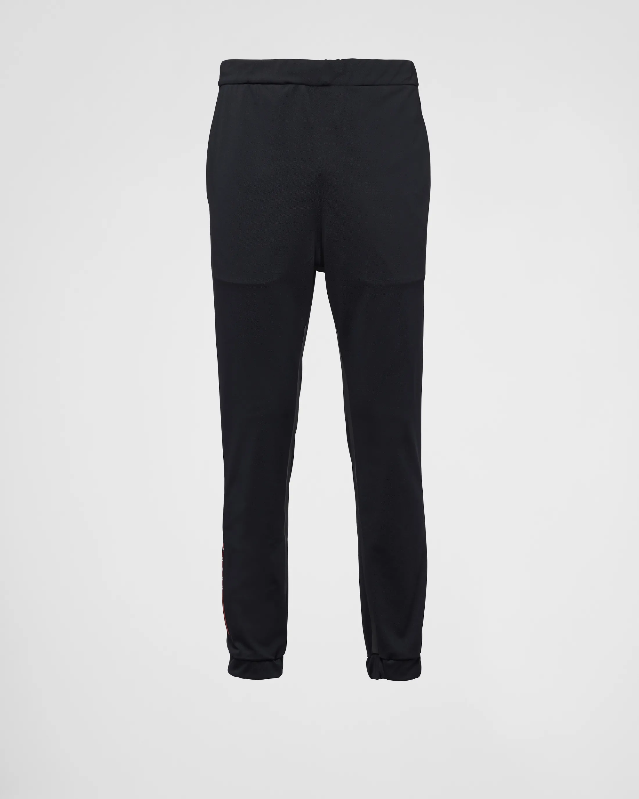 Prada Piqué pants with tape seams Black Online