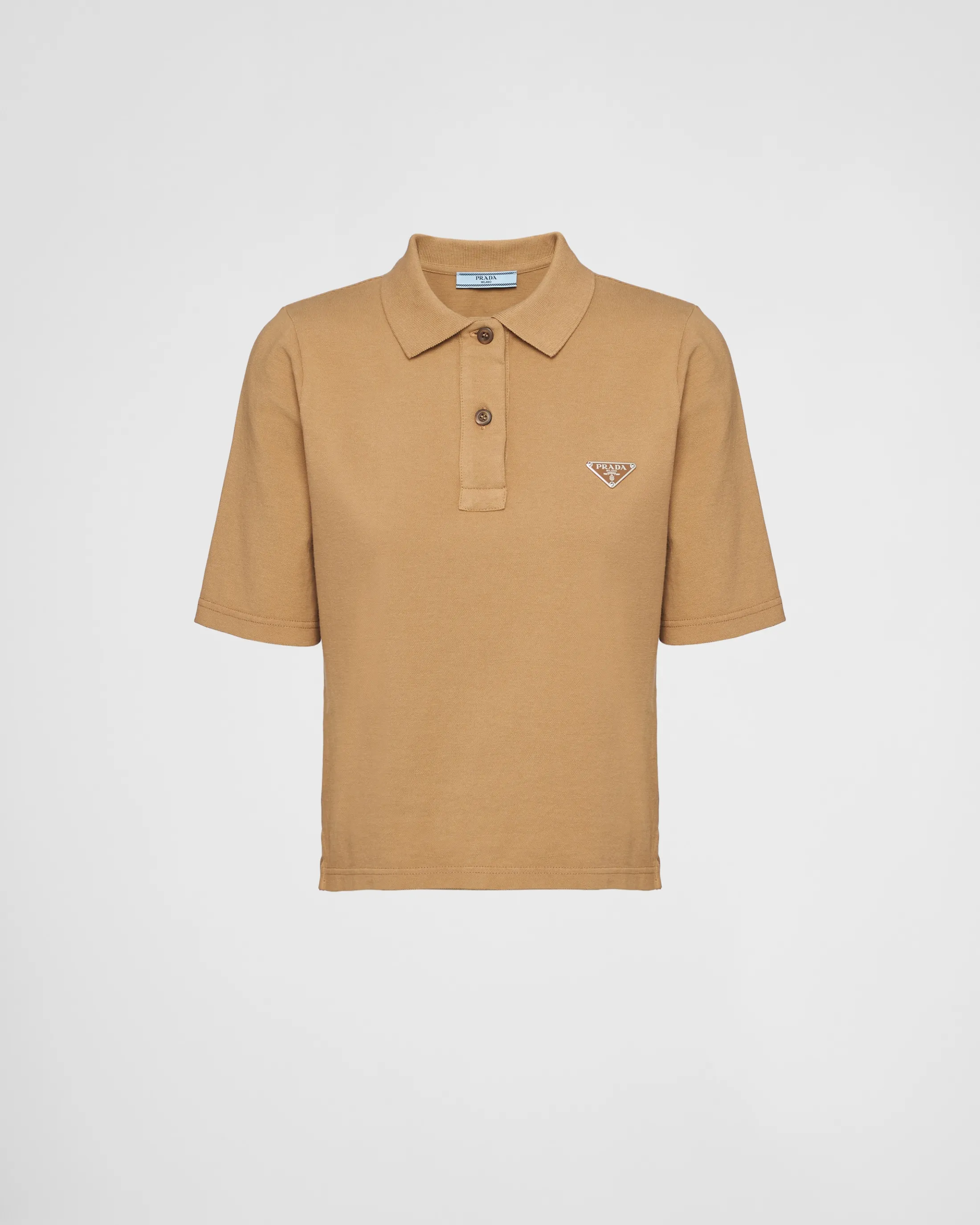 Prada Piqué polo shirt Khaki Fashion