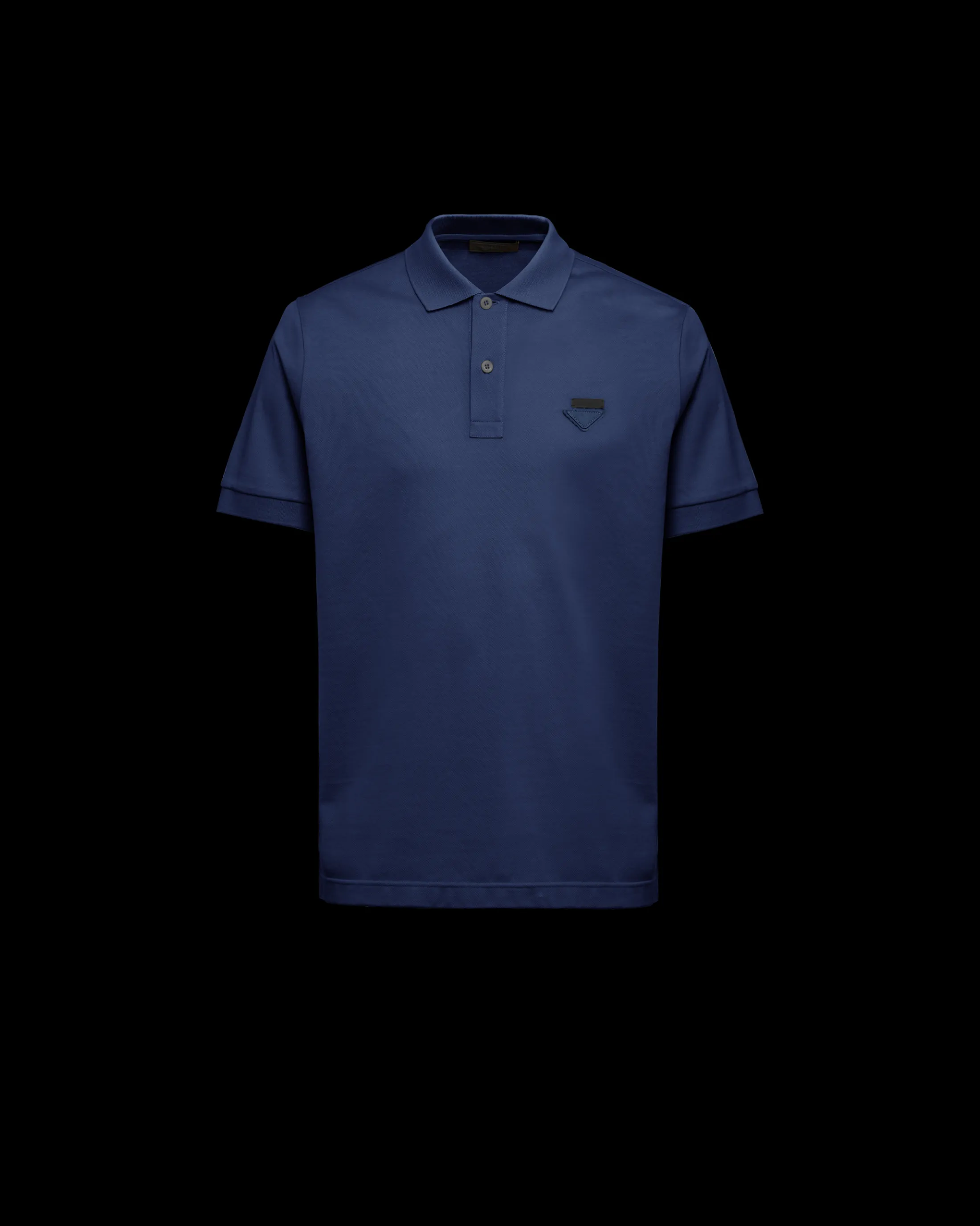 Prada Piqué polo shirt Navy Best Sale