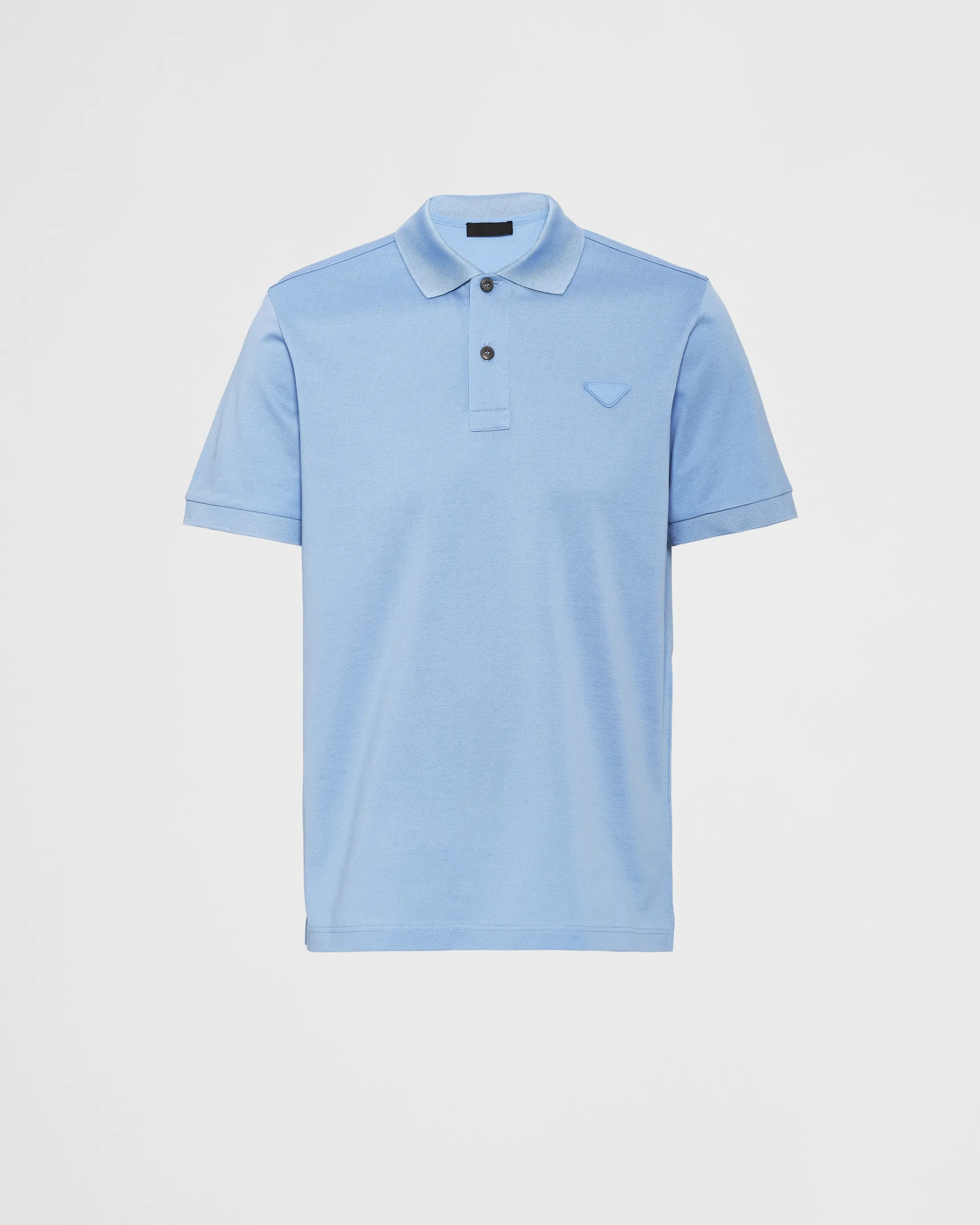 Prada Piqué polo shirt Skyblue Best