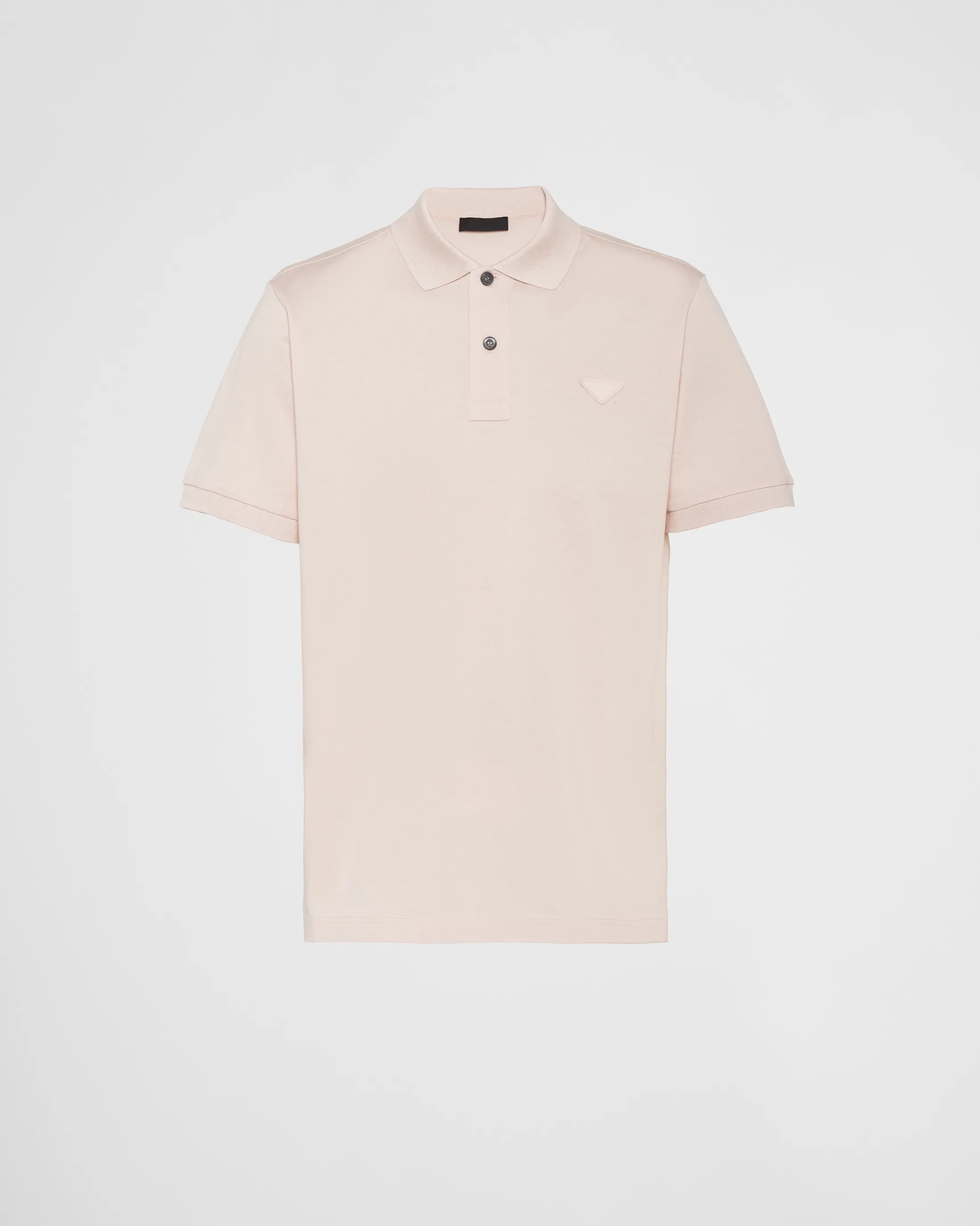 Prada Piqué polo shirt Peach Sale