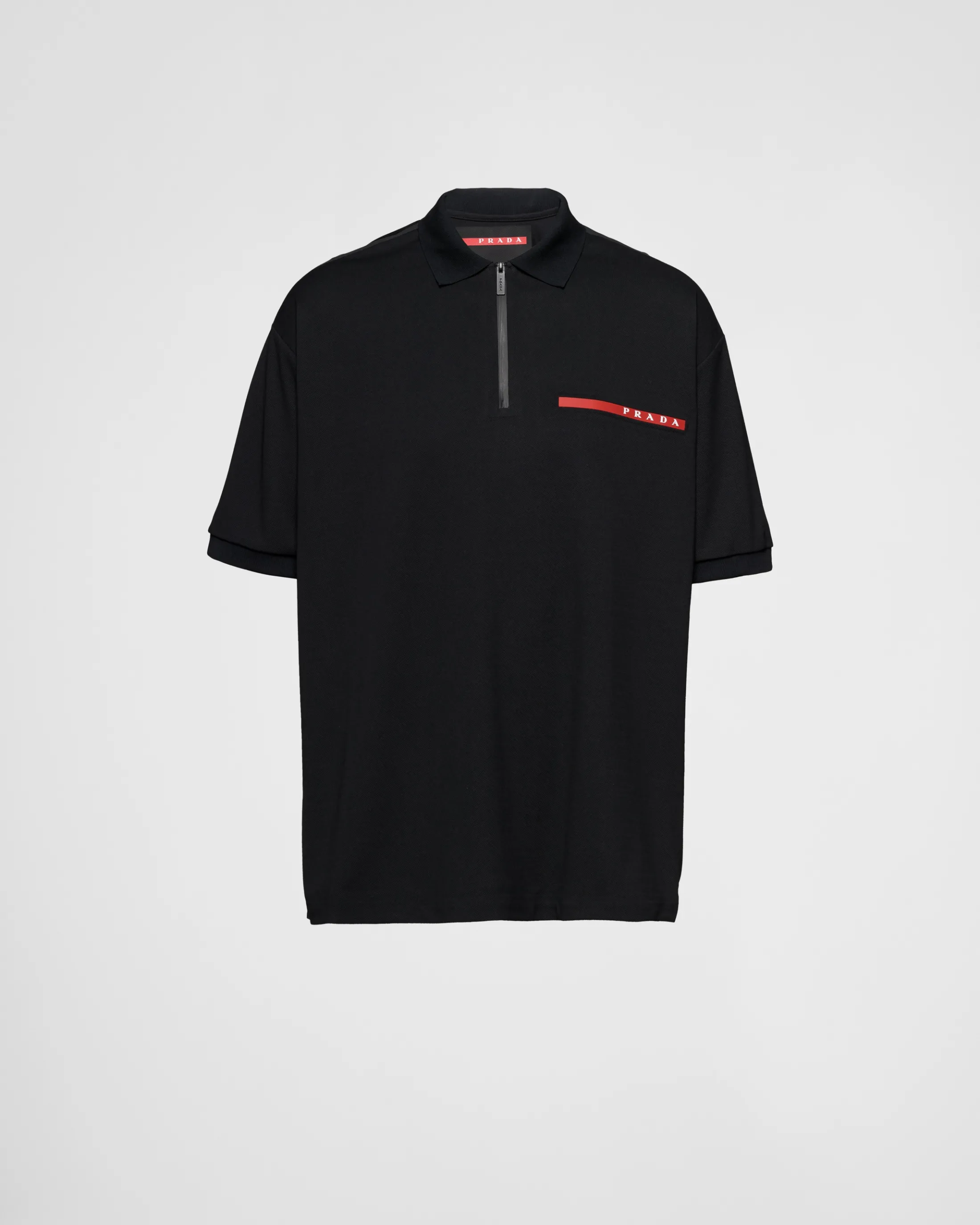 Prada Piqué polo shirt Black Shop