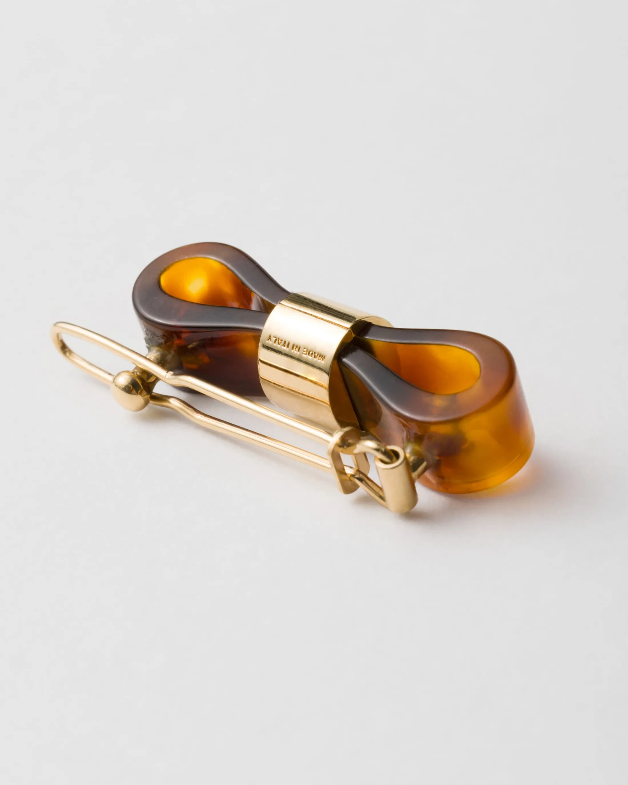 Prada Plex and metal hair clip Honey/tortoiseshell Best Sale