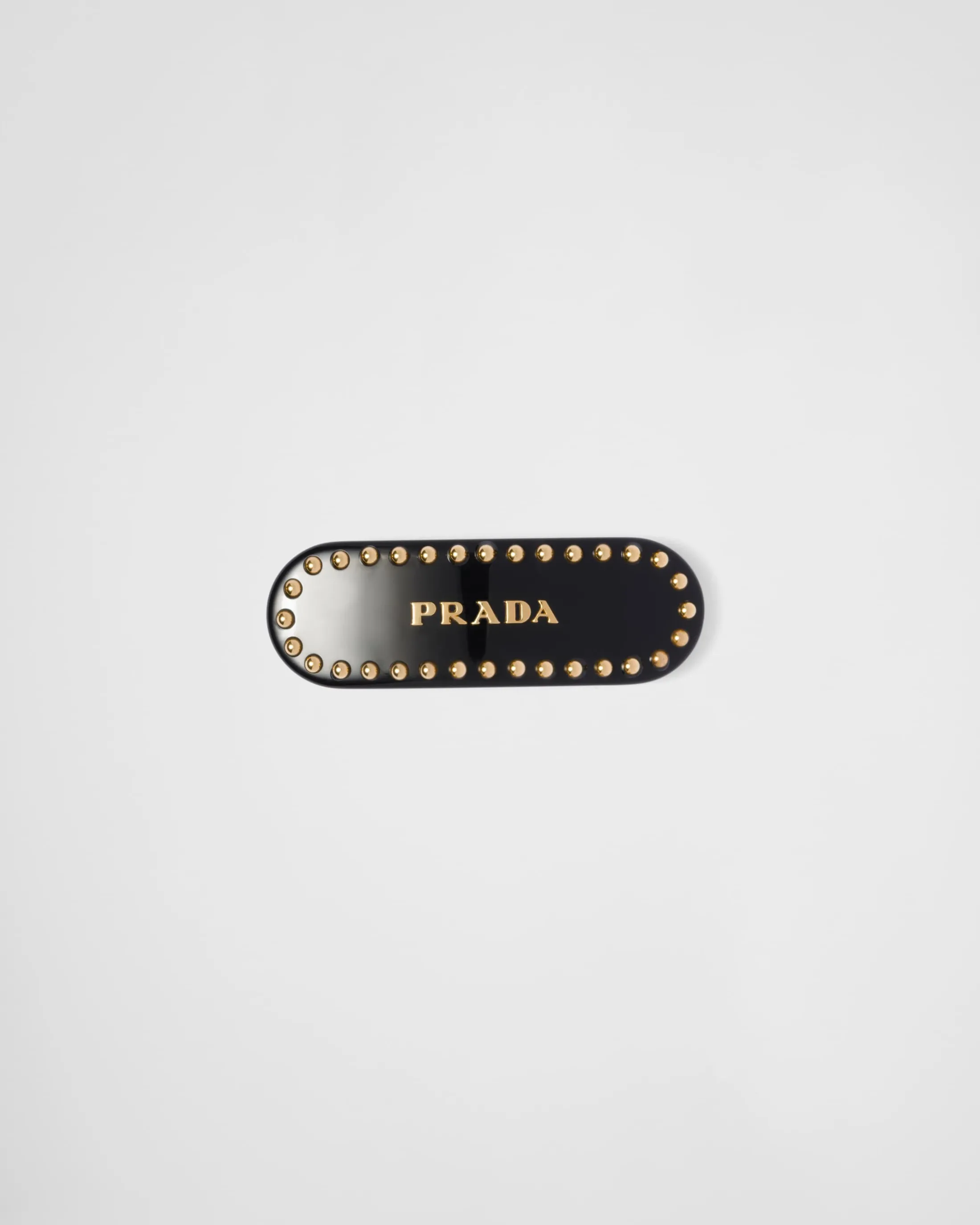 Prada Plex Hair Clip Black Best