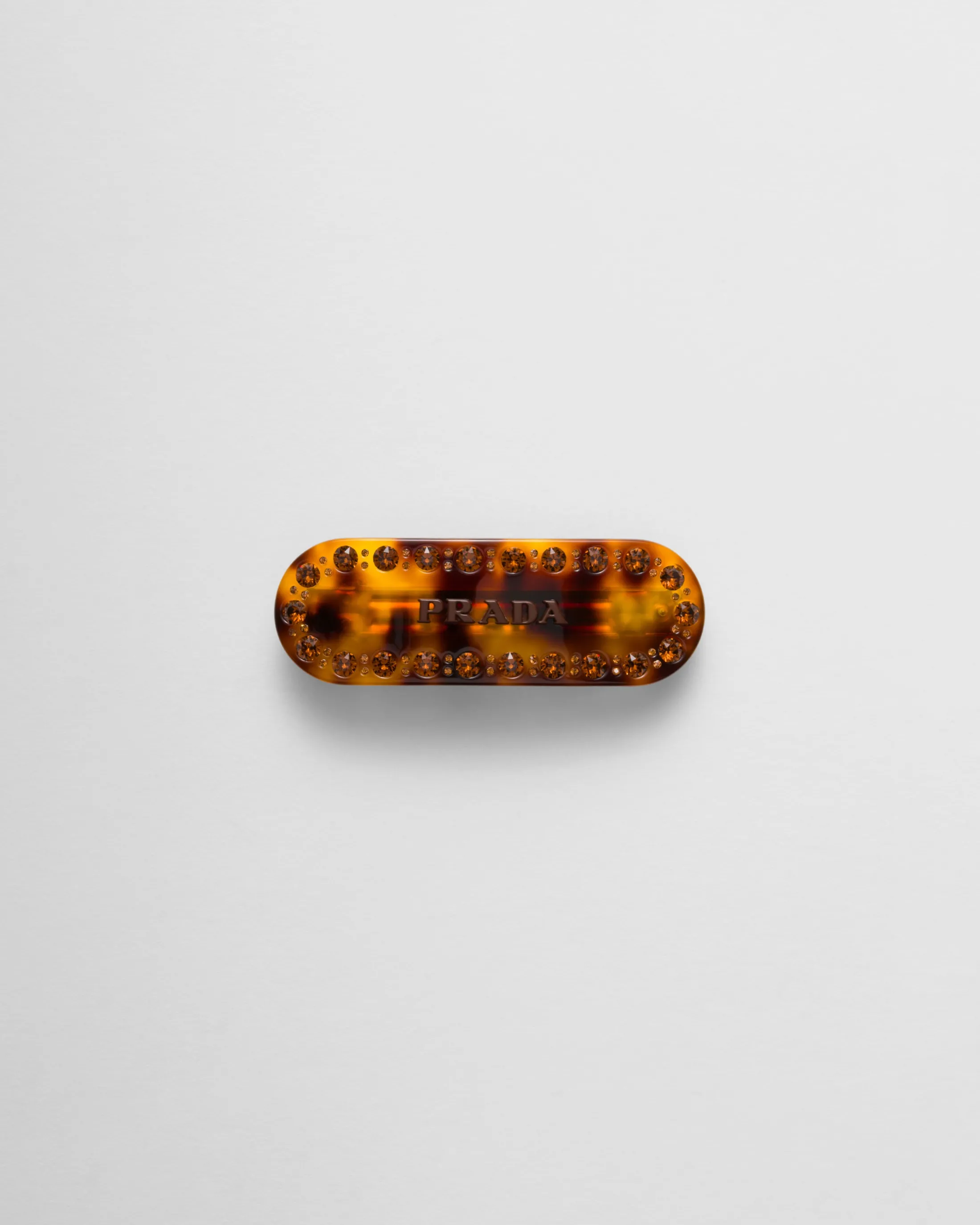 Prada Plex Hair Clip Honey/tortoiseshell Online