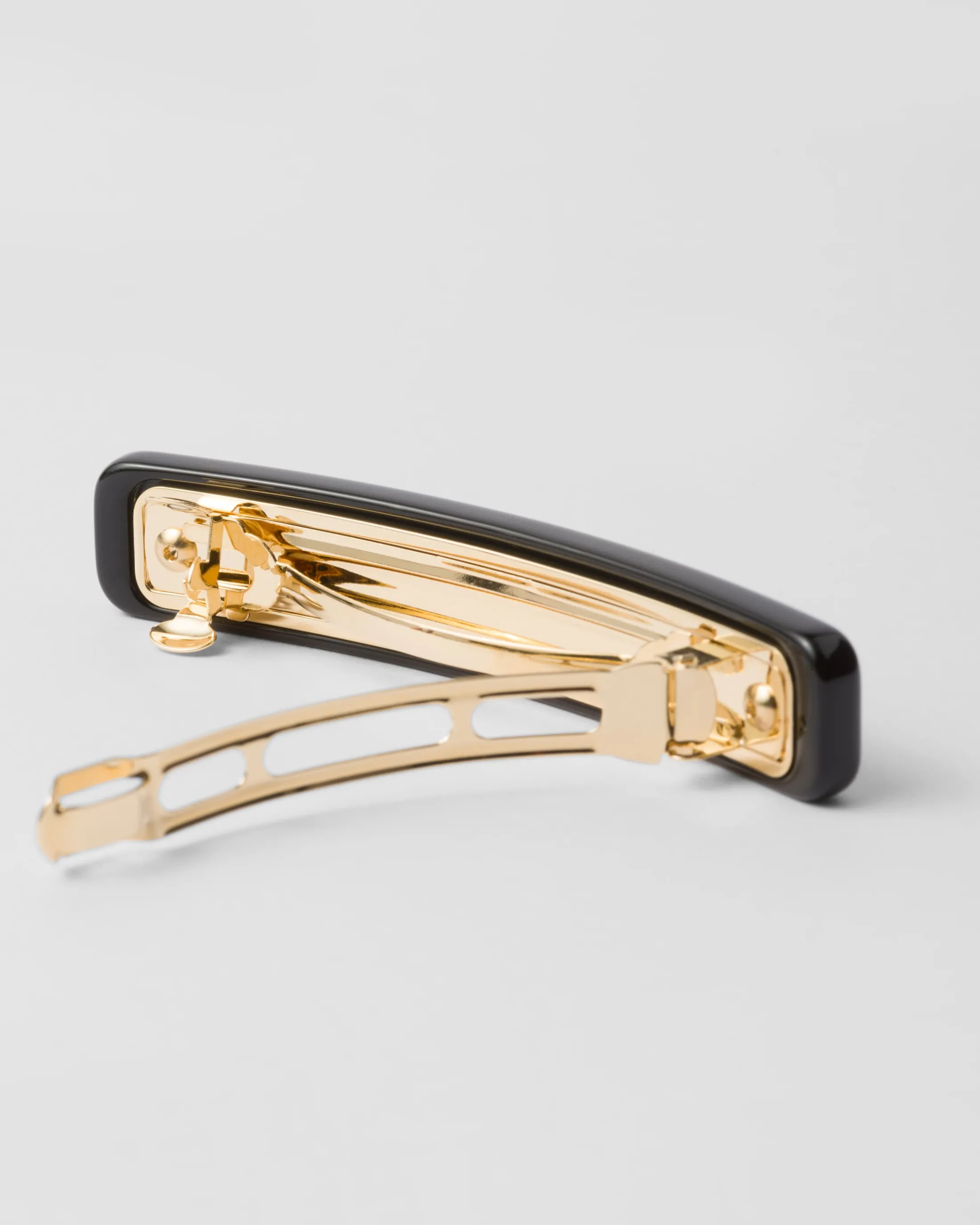 Prada Plexiglas hair clip Black Shop