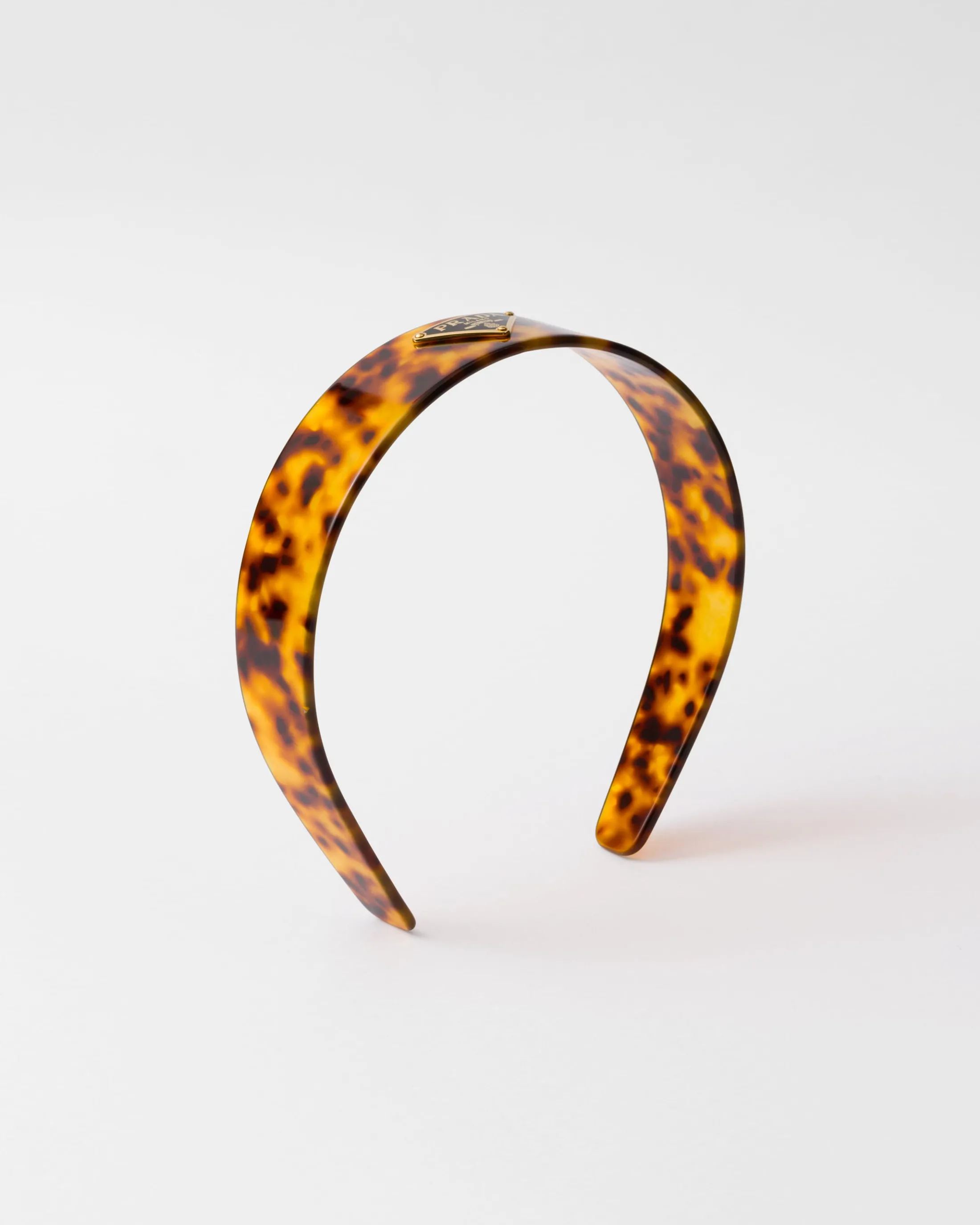 Prada Plexiglas headband Honey/tortoiseshell Best Sale