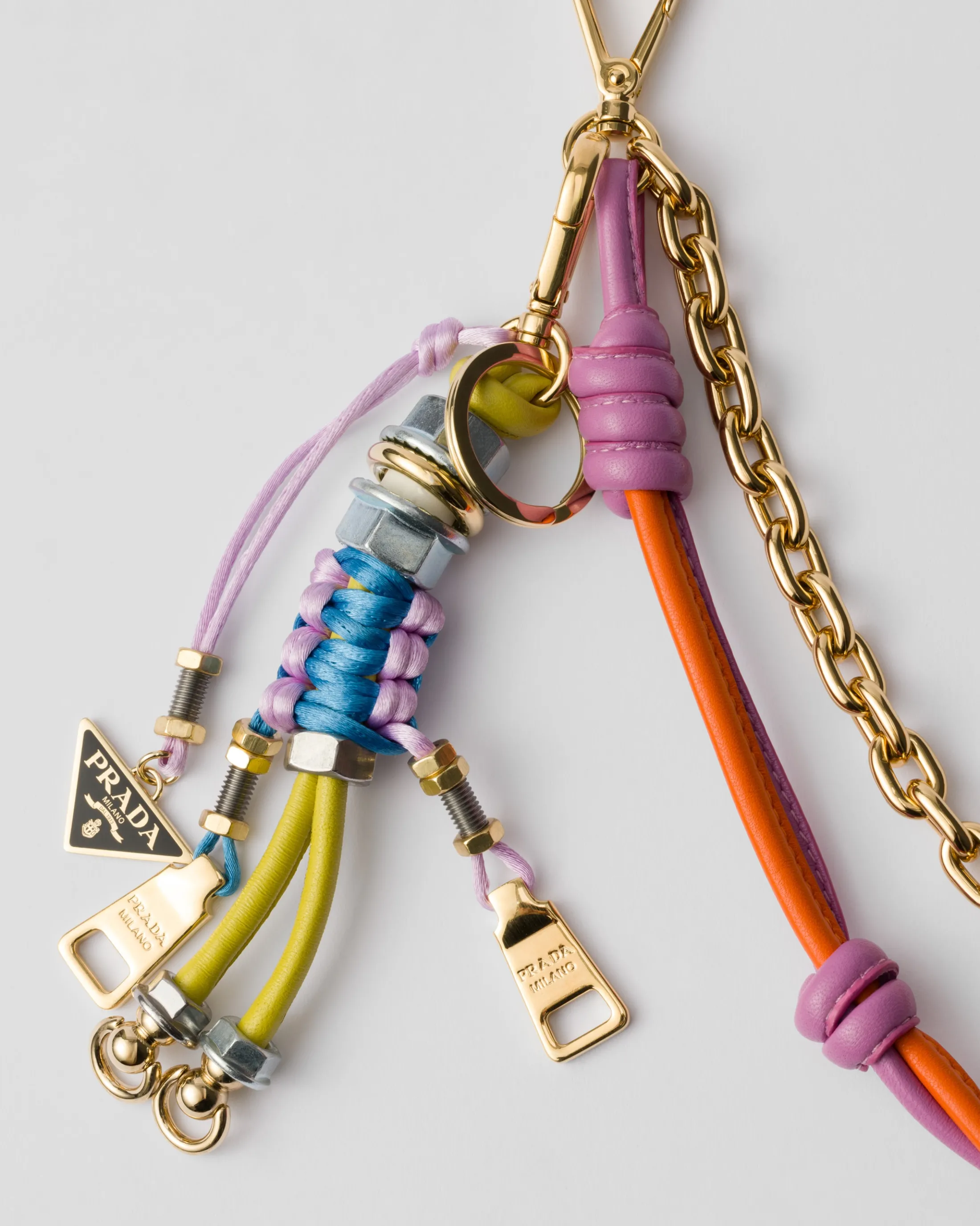 Prada Pop Strings bag charm Cedar/primrose Clearance