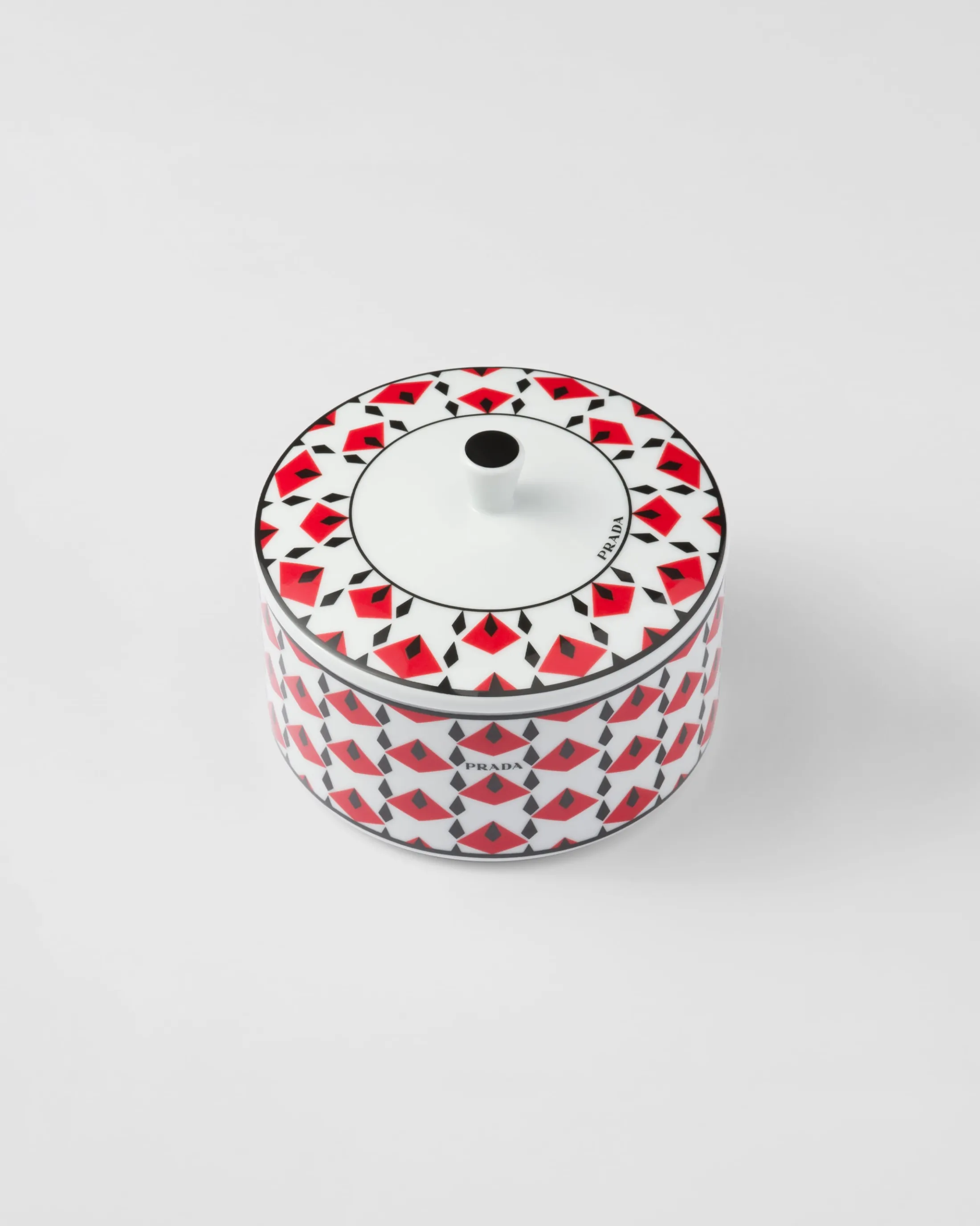 Prada Porcelain box - Vienna Red Black/red Best Sale