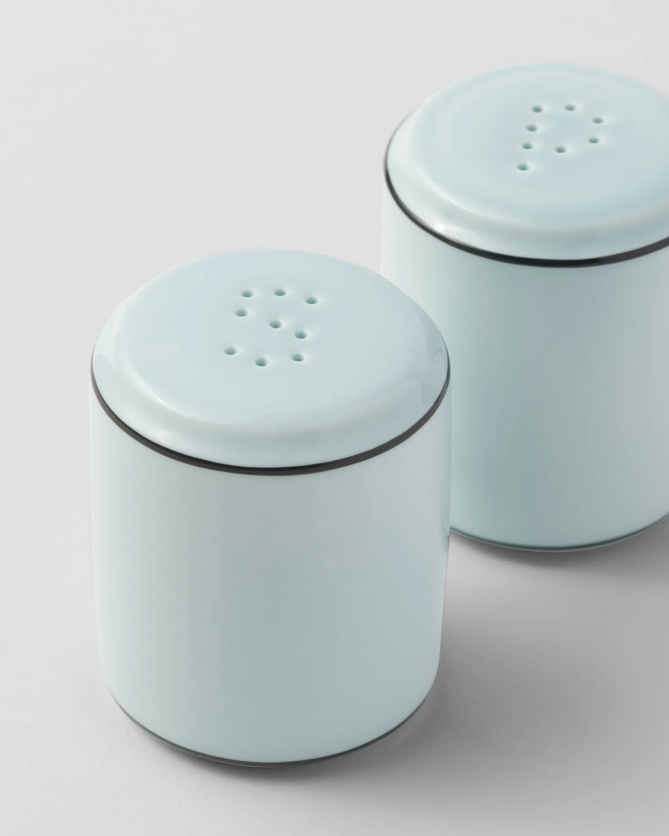 Prada Porcelain salt and pepper set - Celadon Celadonlightblue Best Sale