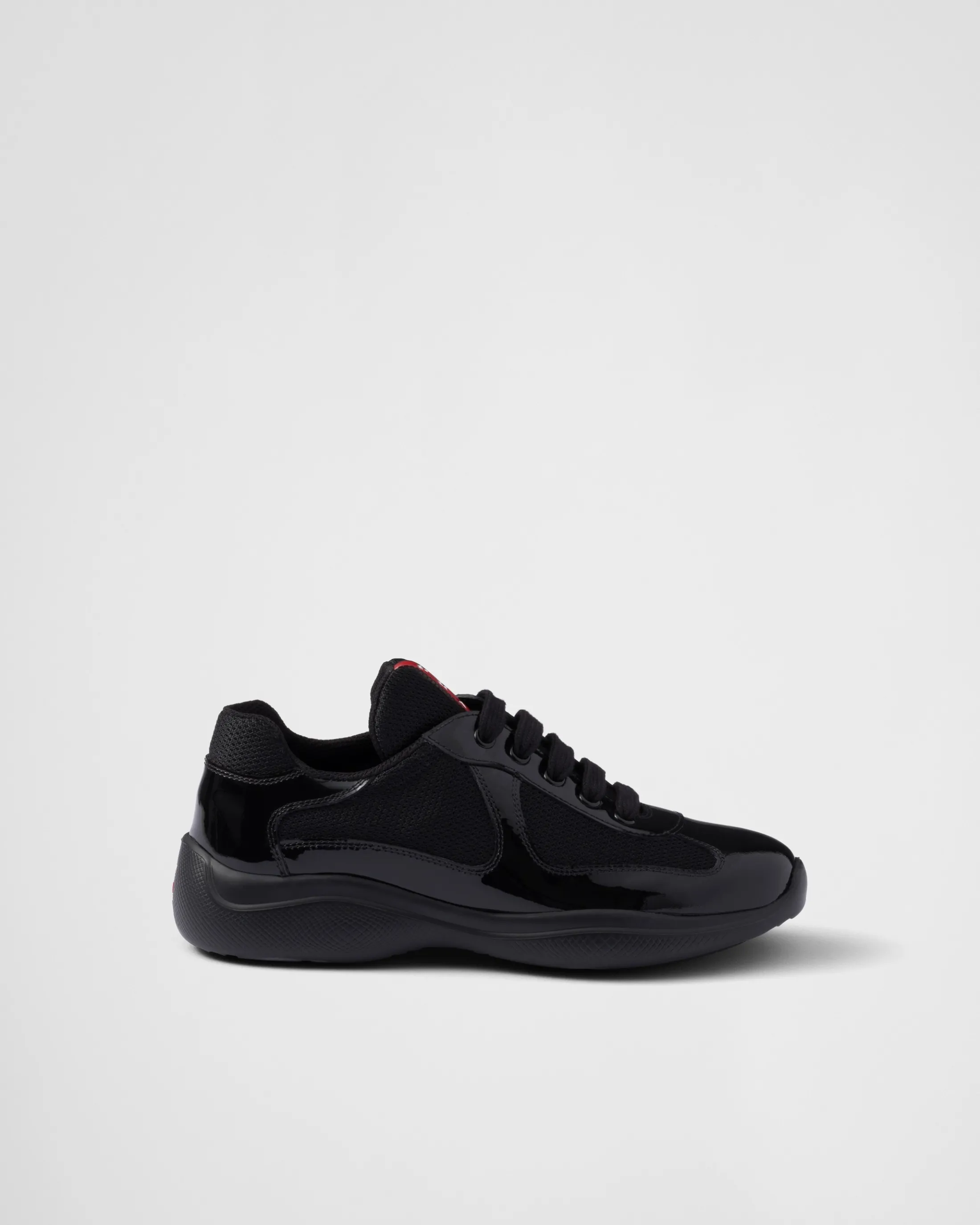 Prada America's Cup biker fabric sneakers Black Sale