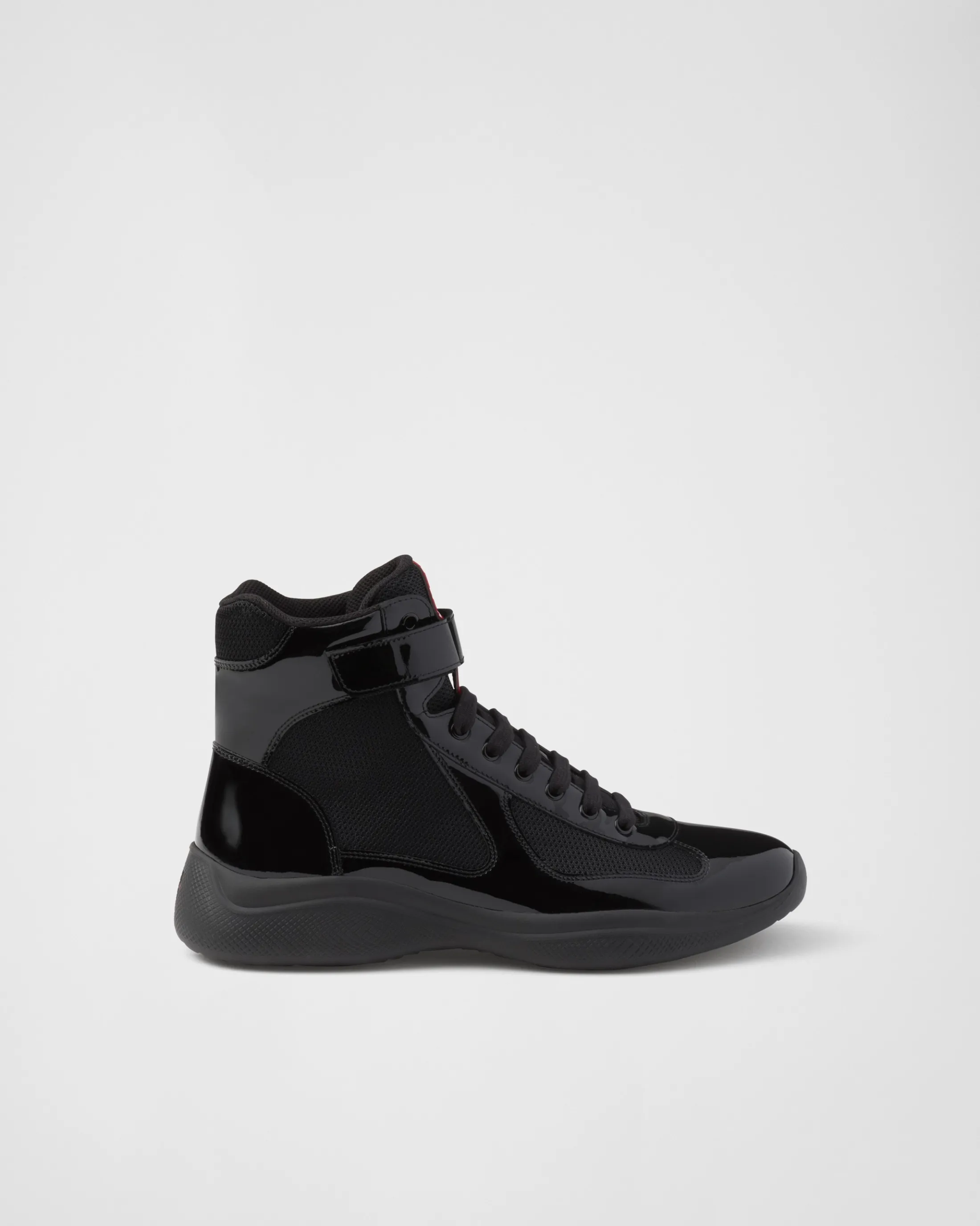 Prada America’s Cup high-top sneakers Black Sale