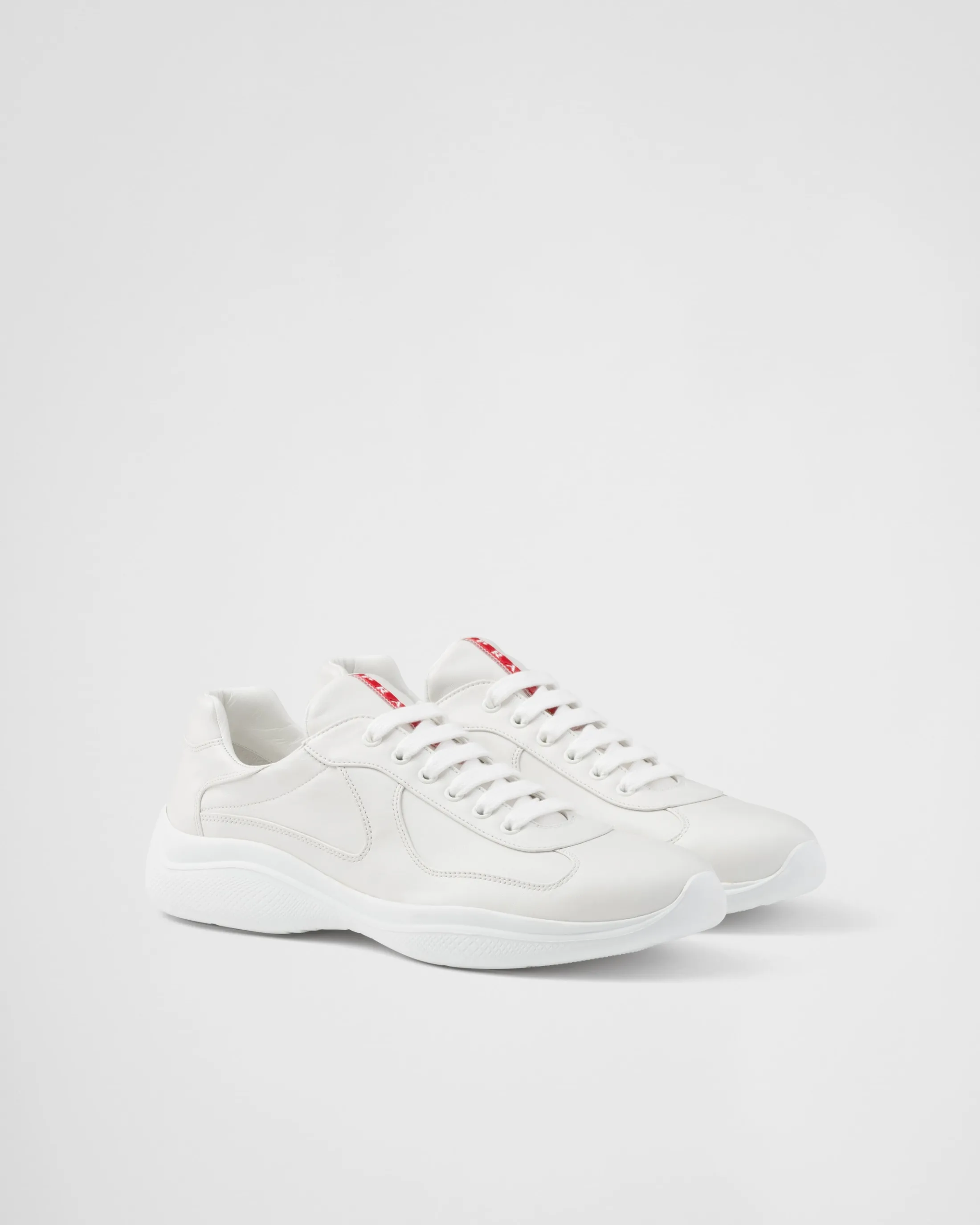 Prada America's Cup nappa leather sneakers White Outlet