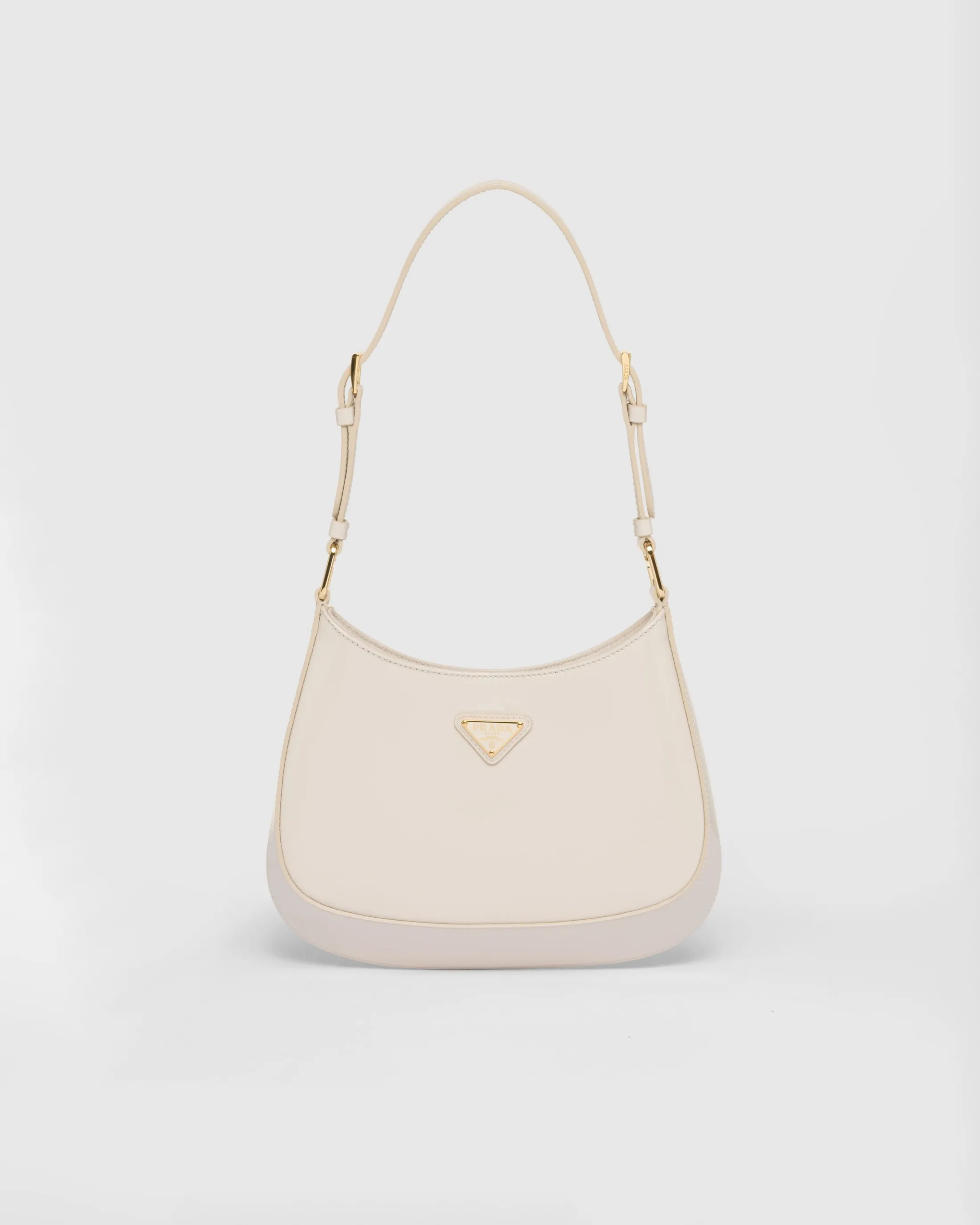 Prada Cleo patent leather bag Ivory Fashion