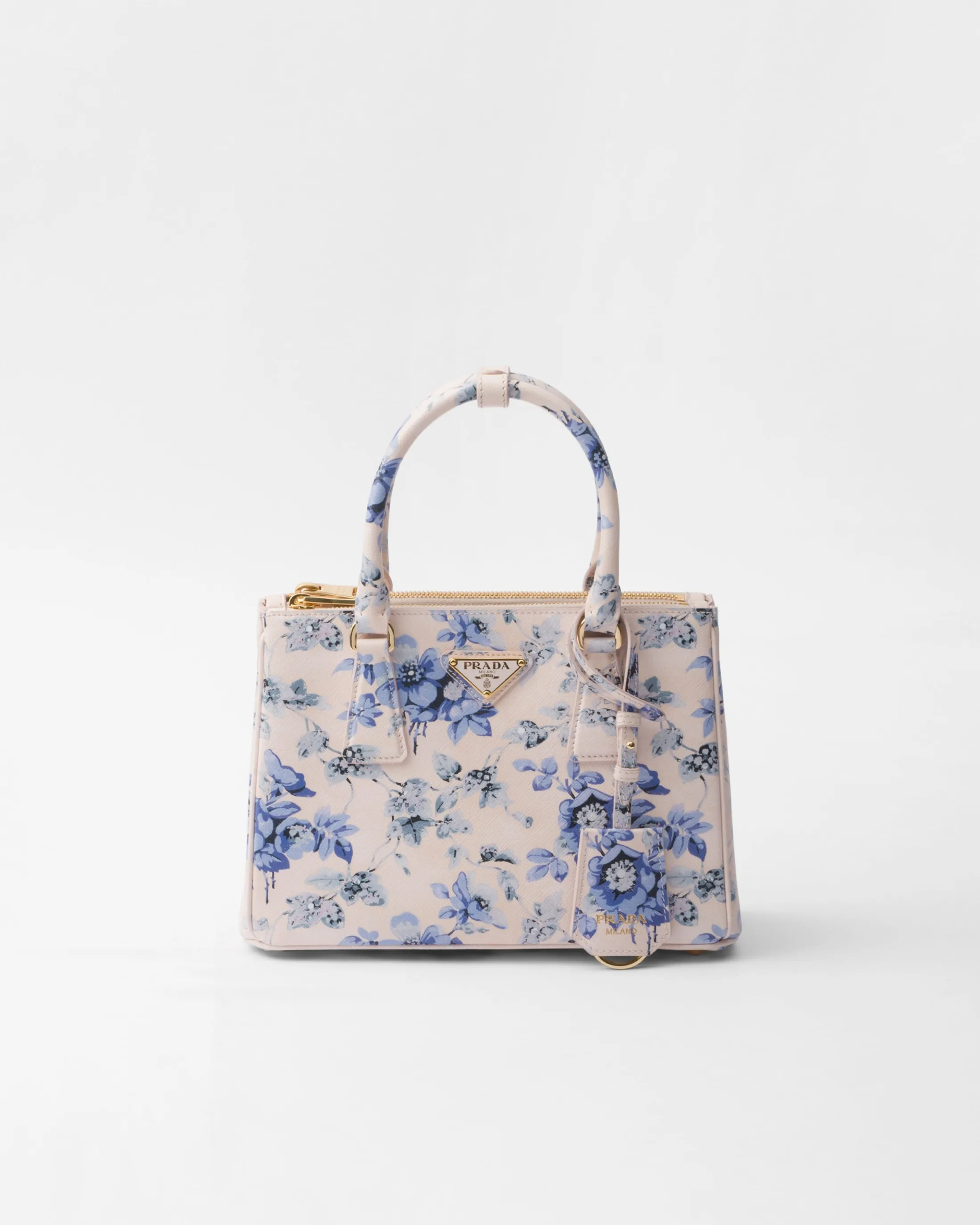 Prada Galleria printed Saffiano leather bag Periwinkleblue Hot