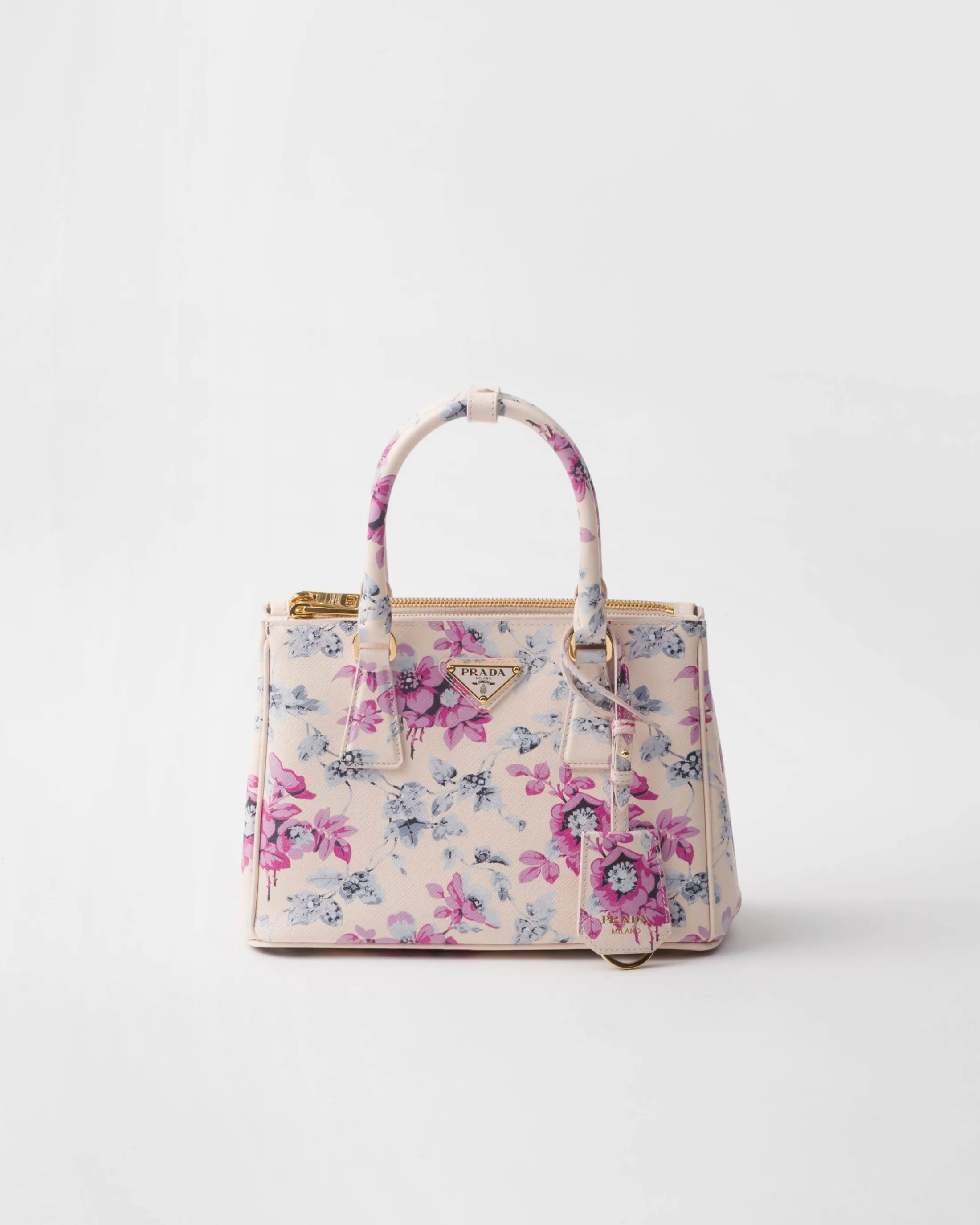 Prada Galleria printed Saffiano leather bag Begoniapink Best Sale