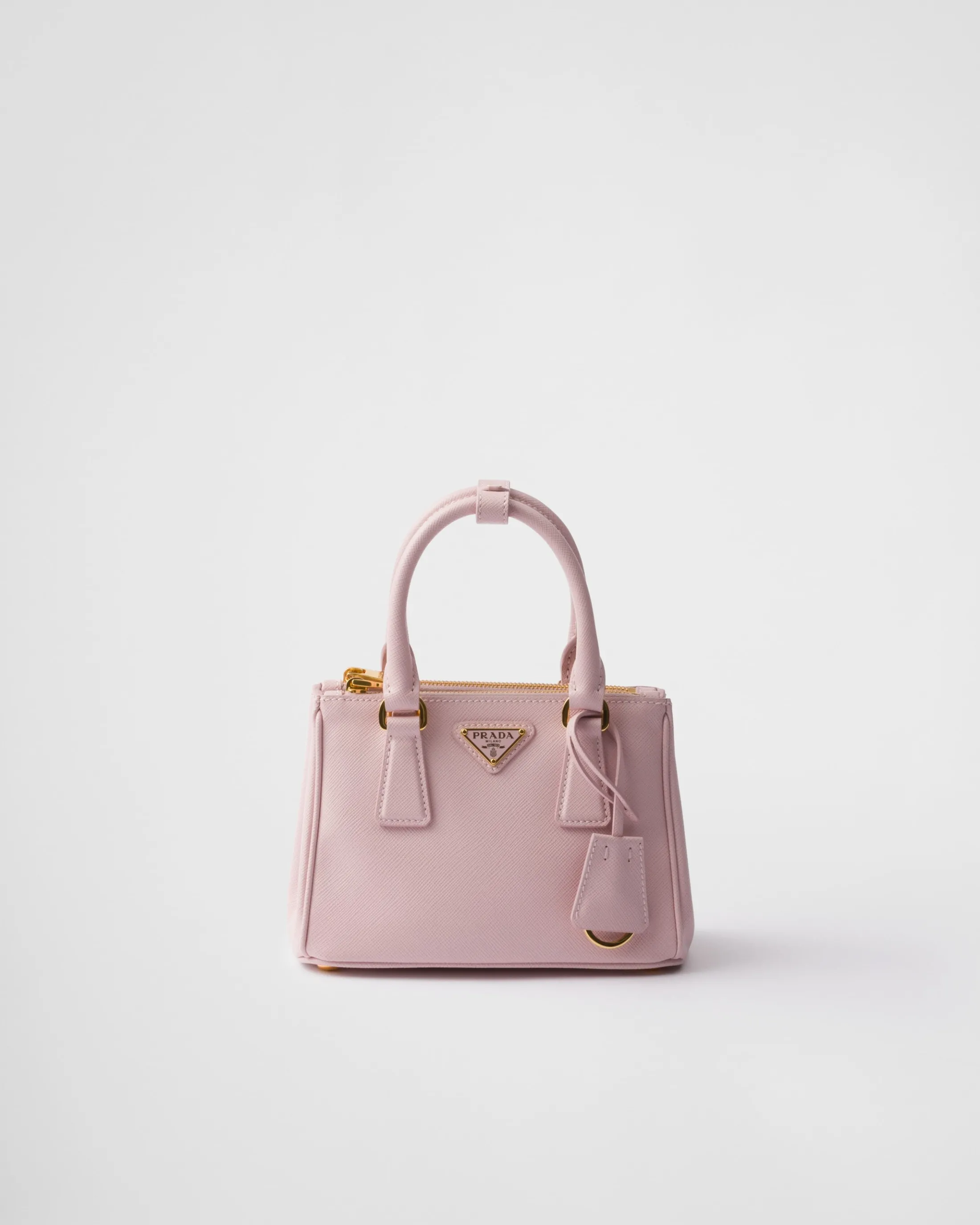 Prada Galleria Saffiano leather micro bag Alabasterpink Cheap