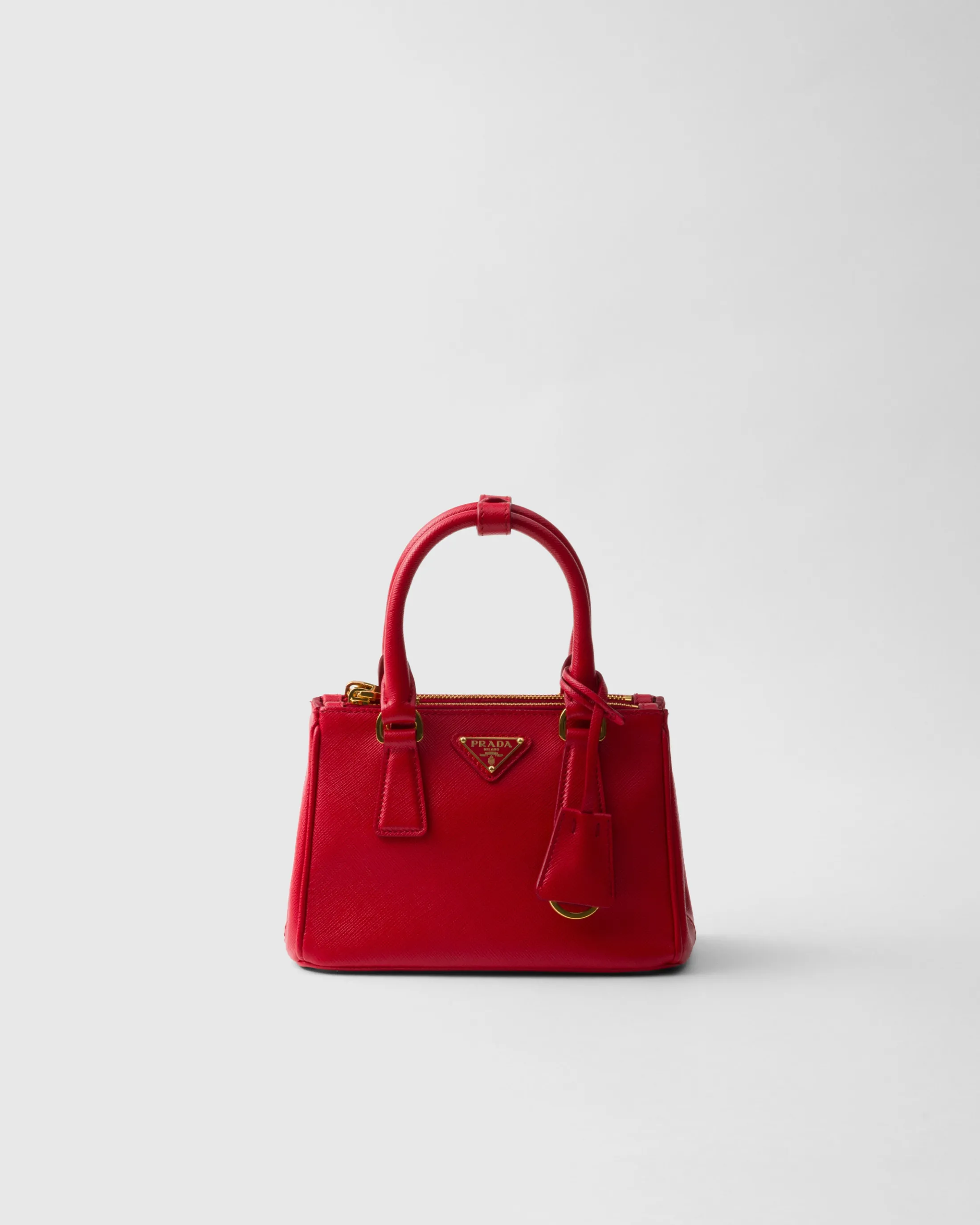 Prada Galleria Saffiano leather micro bag Red Shop