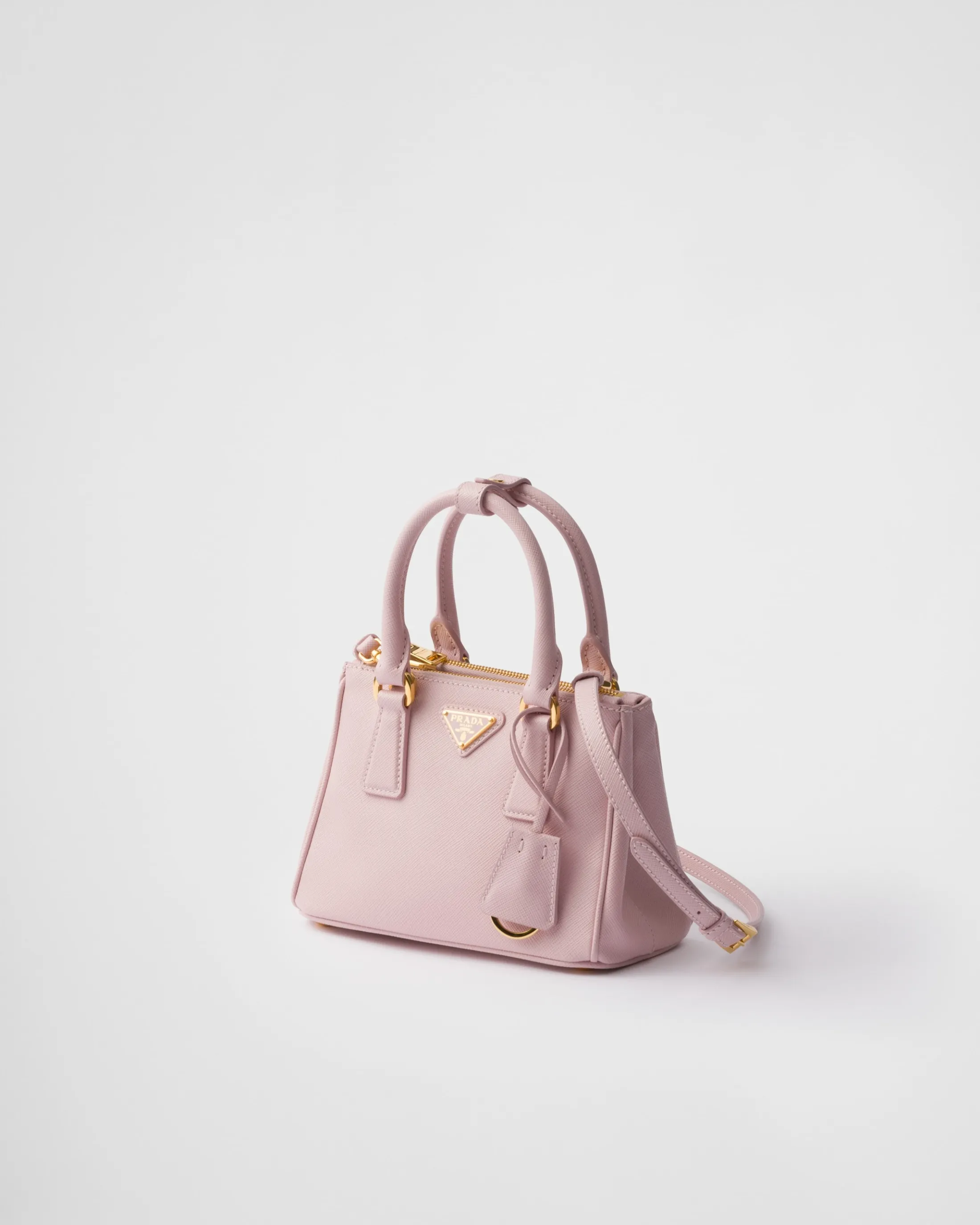 Prada Galleria Saffiano leather micro bag Alabasterpink Cheap