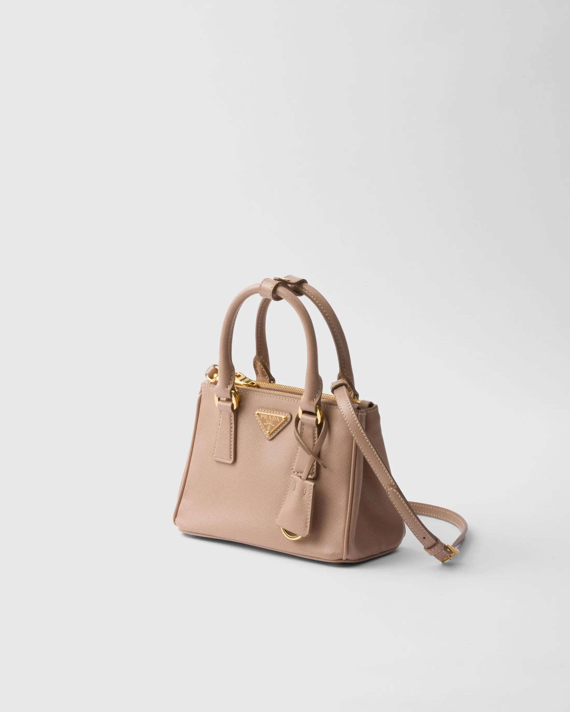 Prada Galleria Saffiano leather micro bag Powderpink Online