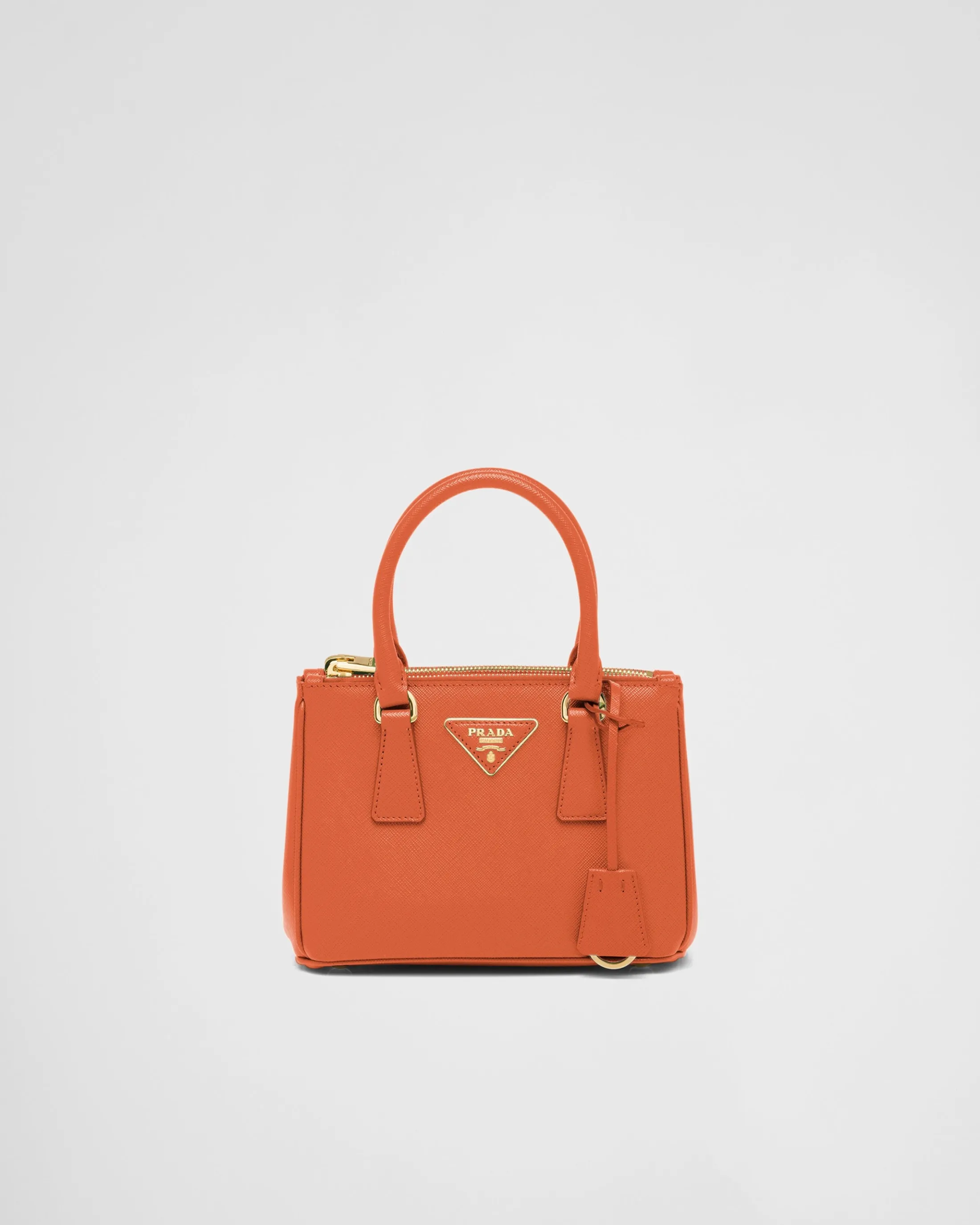 Prada Galleria Saffiano leather mini-bag Orange New