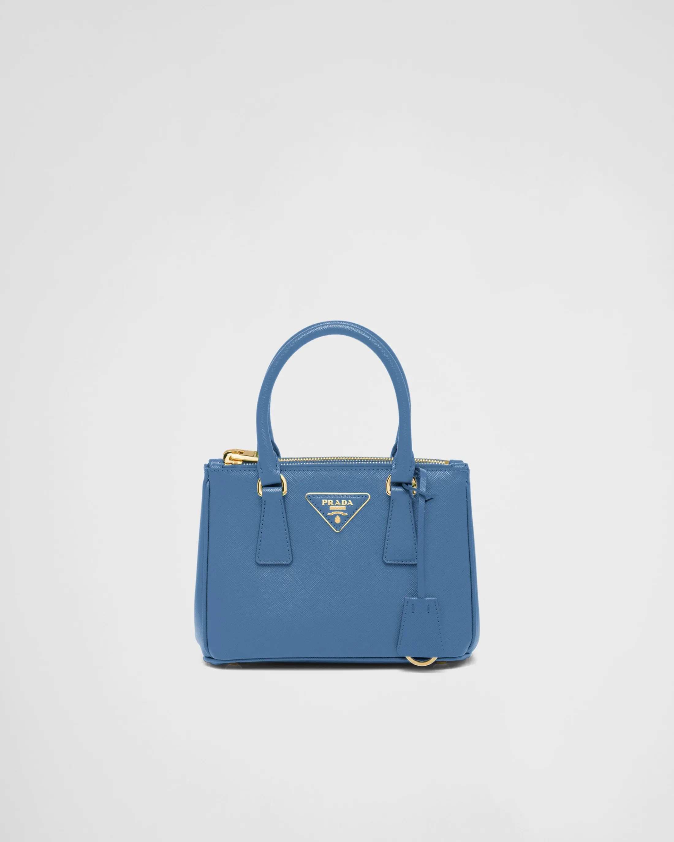 Prada Galleria Saffiano leather mini-bag Lightblue New