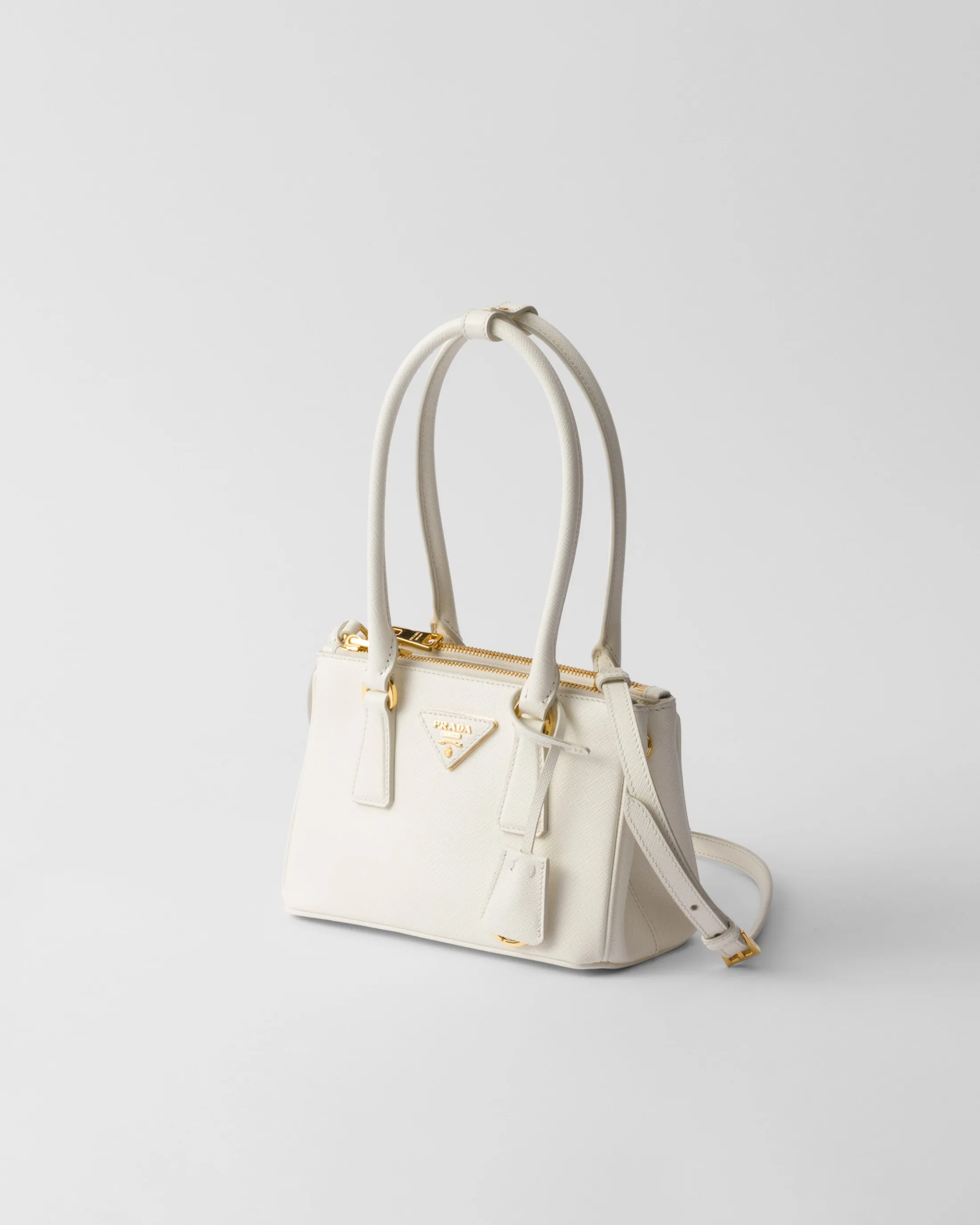 Prada Galleria Saffiano leather mini-bag White Shop