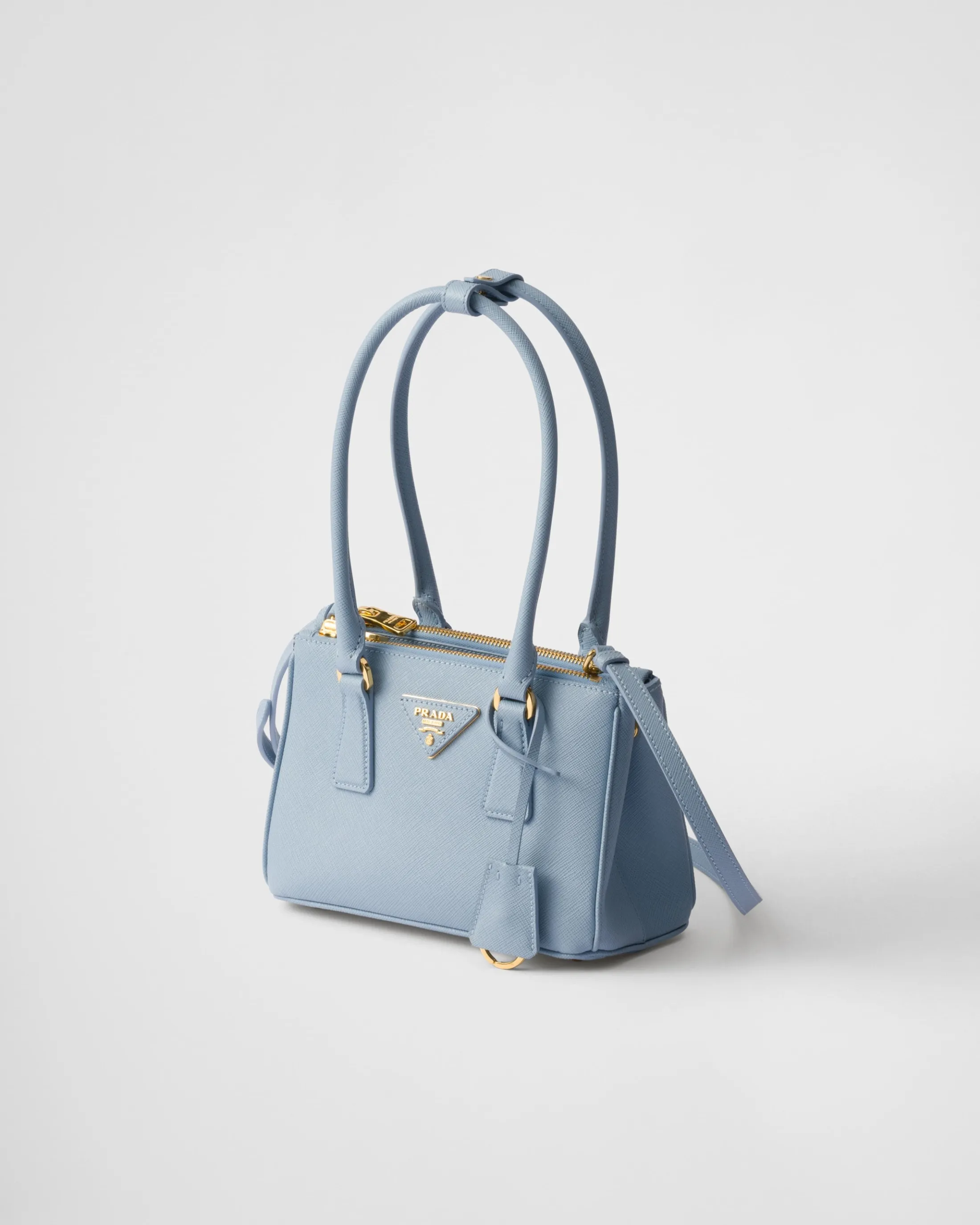 Prada Galleria Saffiano leather mini-bag Lightblue Store