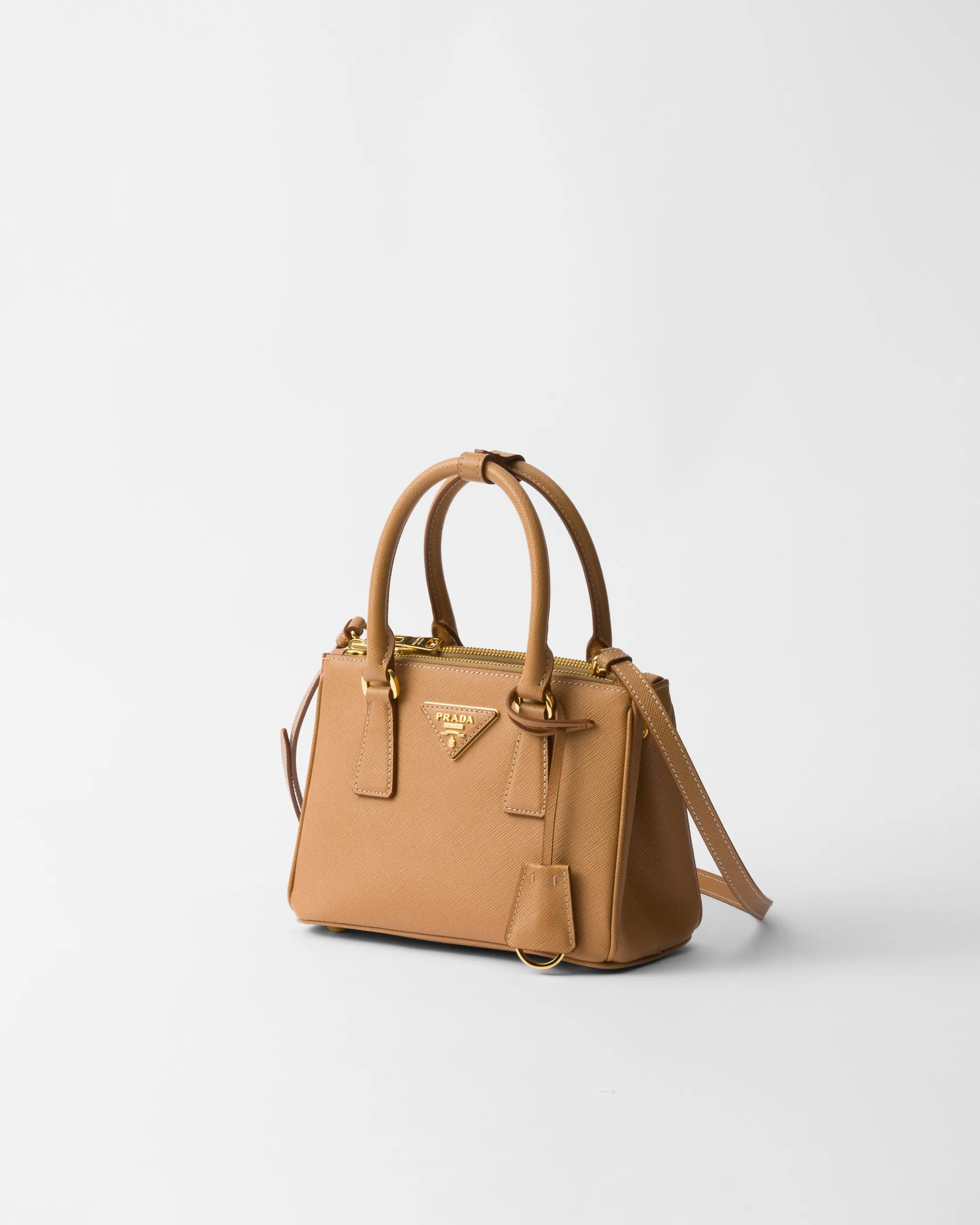 Prada Galleria Saffiano leather mini-bag Natural Fashion