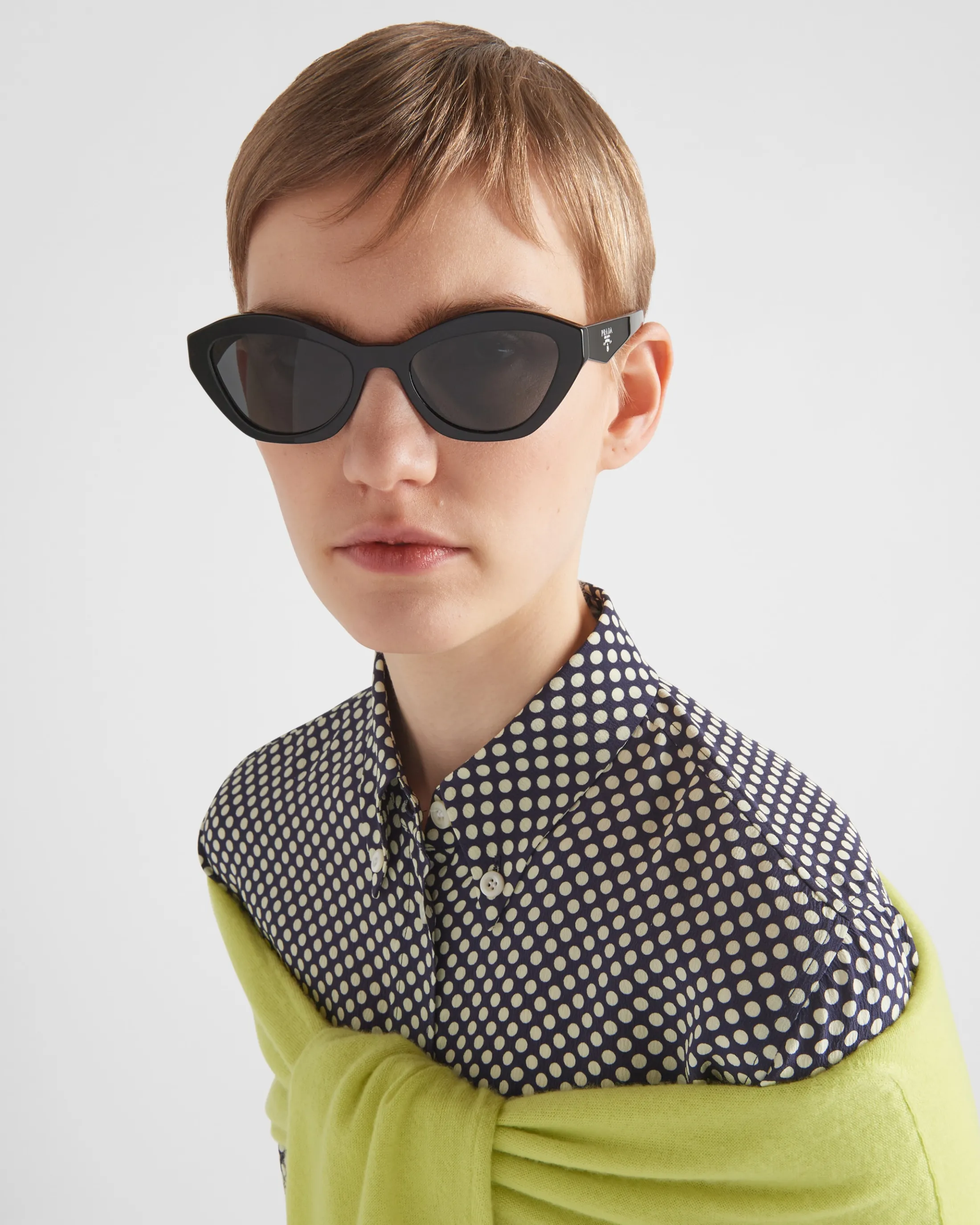 Prada logo sunglasses Slategraylenses Store