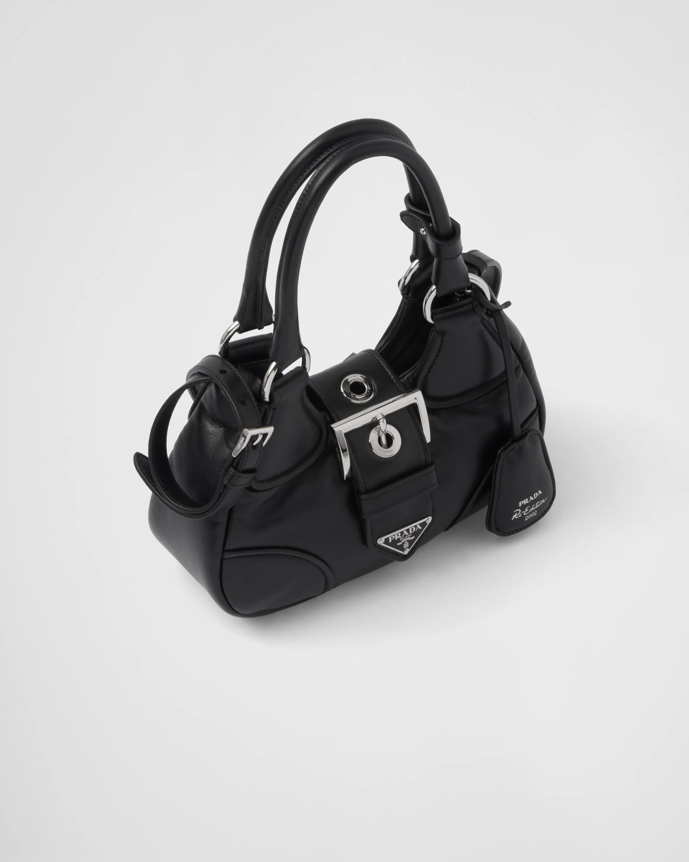 Prada Moon padded nappa-leather bag Black Discount