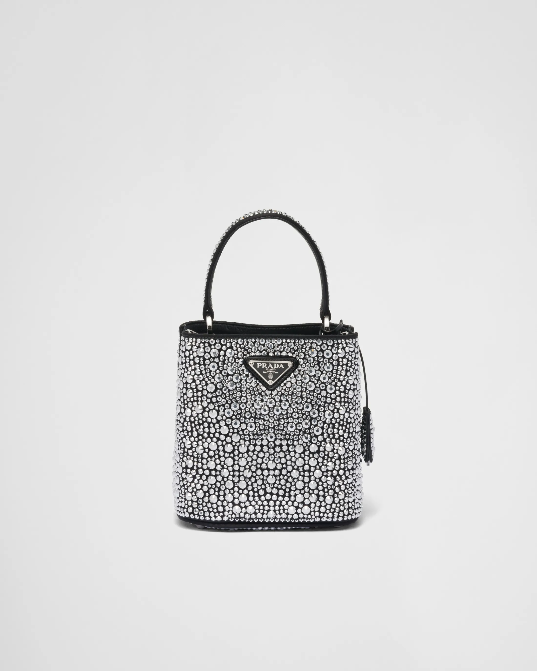 Prada Panier satin bag with crystals Metal Store