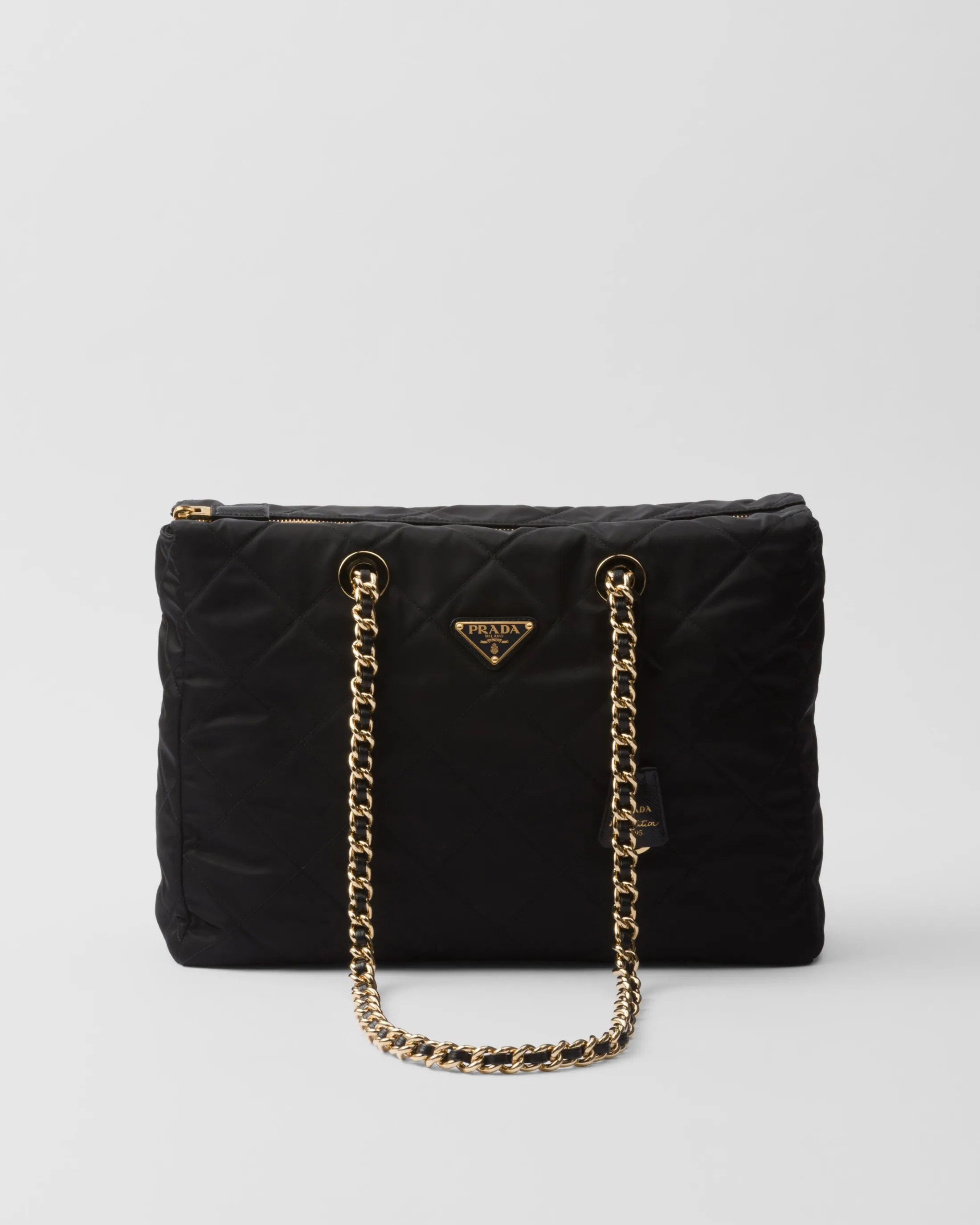 Prada Re-Edition 1995 Chaîne large Re-Nylon bag Black Cheap