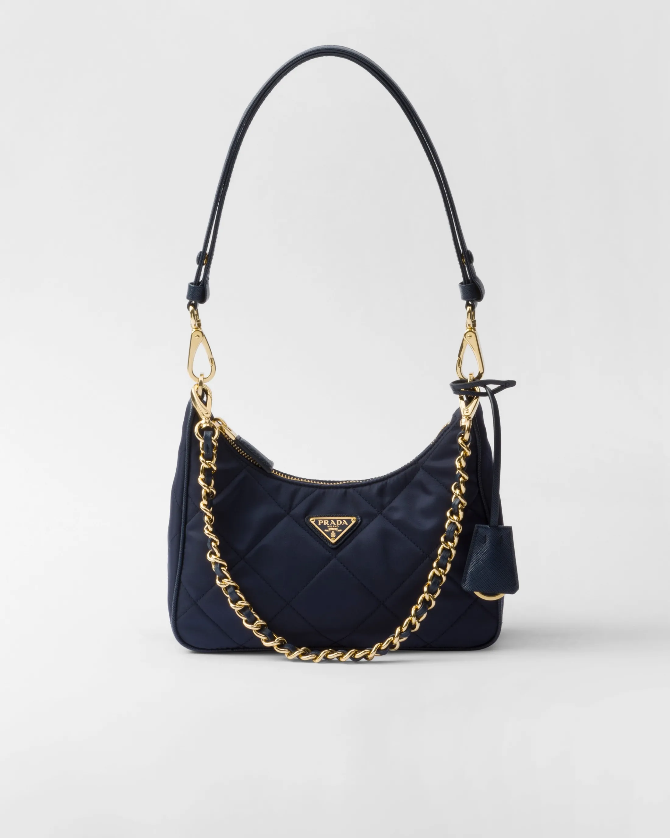 Prada Re-Edition 1995 Chaîne Re-Nylon mini-bag Navy Discount