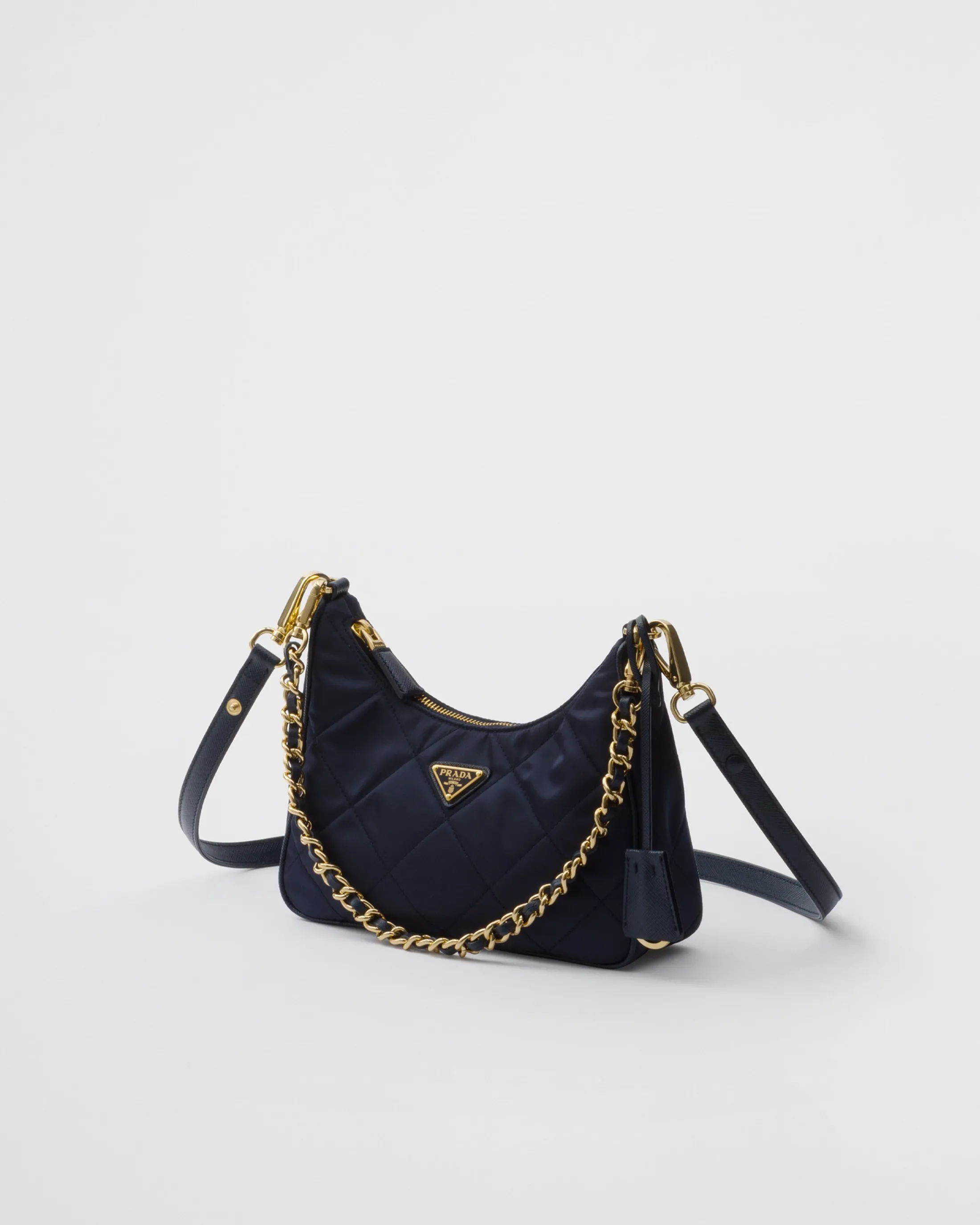 Prada Re-Edition 1995 Chaîne Re-Nylon mini-bag Navy Discount