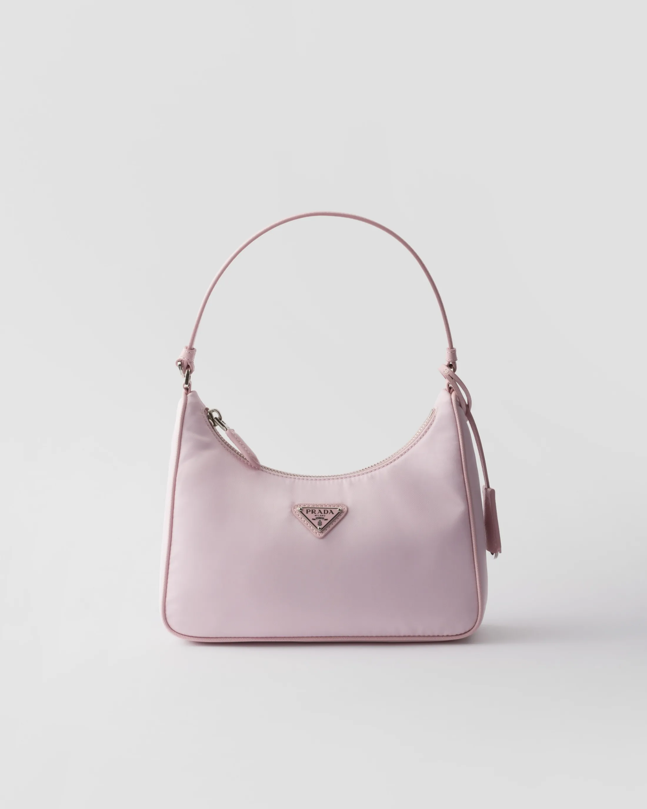 Prada Re-Edition 2005 Re-Nylon and Saffiano mini bag Alabasterpink New