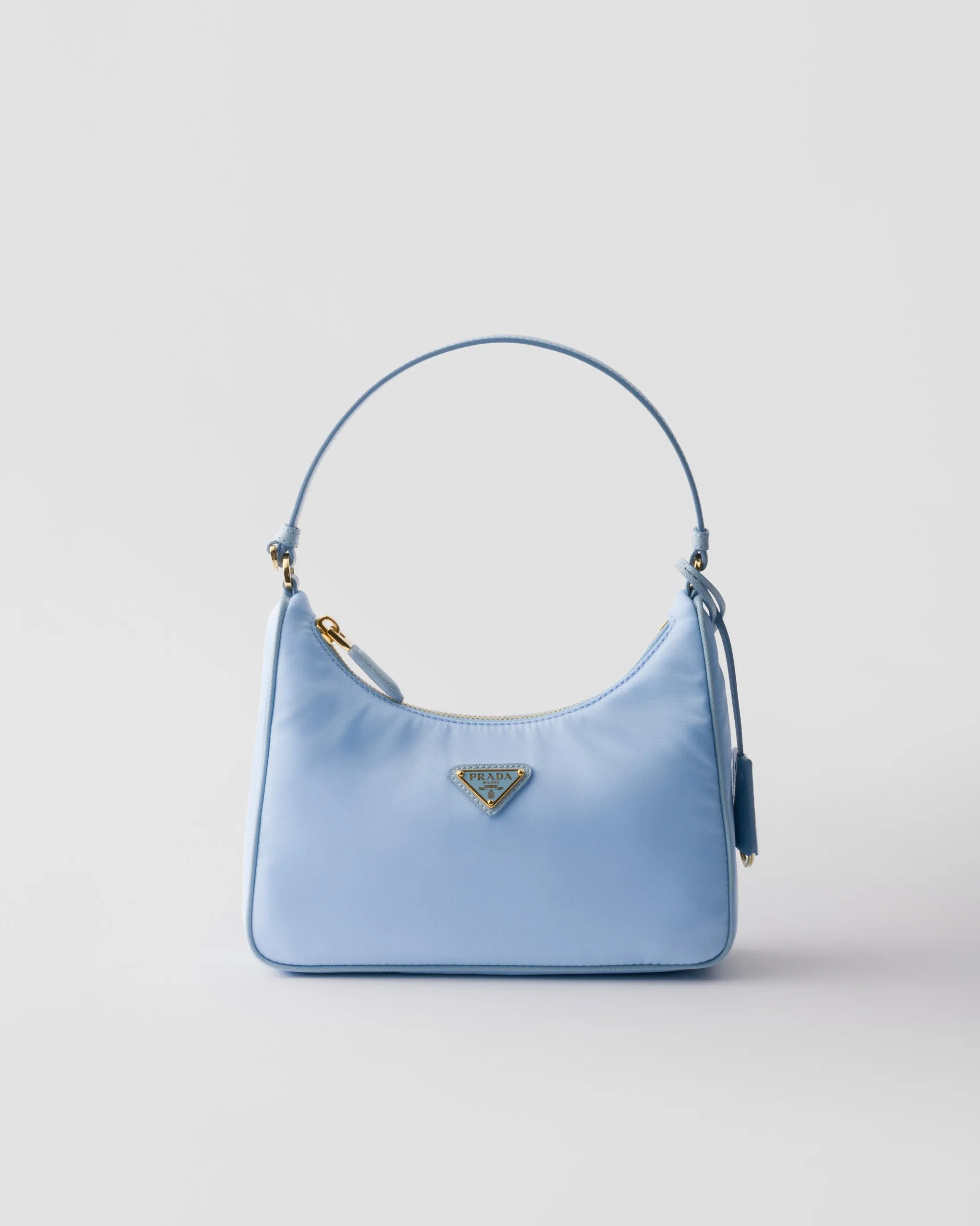 Prada Re-Edition 2005 Re-Nylon and Saffiano mini bag Paleblue Fashion