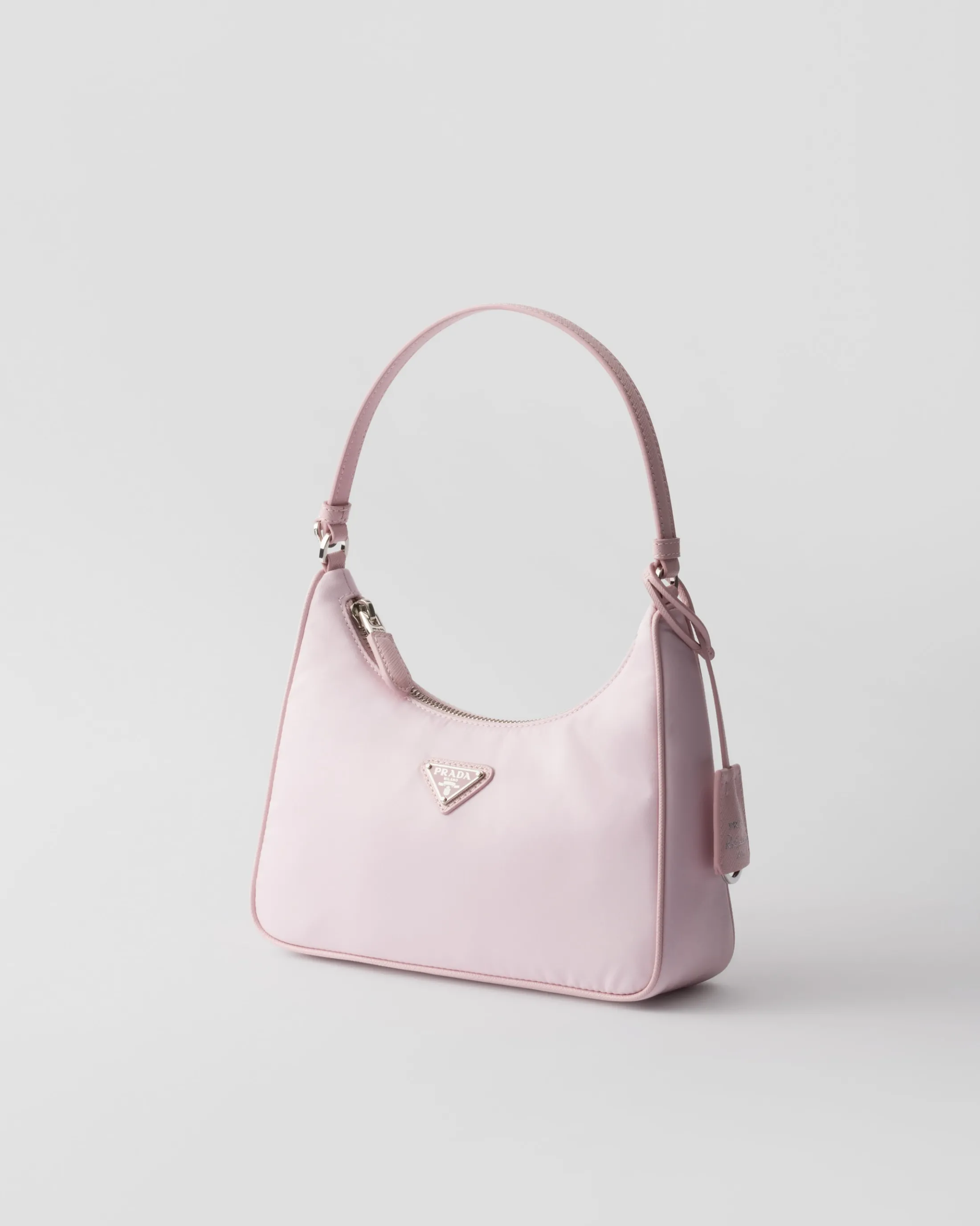 Prada Re-Edition 2005 Re-Nylon and Saffiano mini bag Alabasterpink New