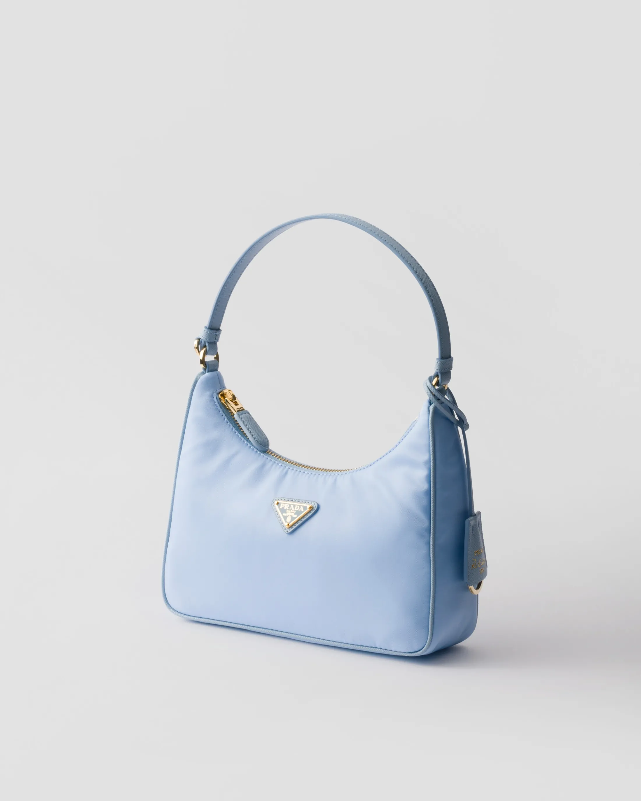 Prada Re-Edition 2005 Re-Nylon and Saffiano mini bag Paleblue Fashion