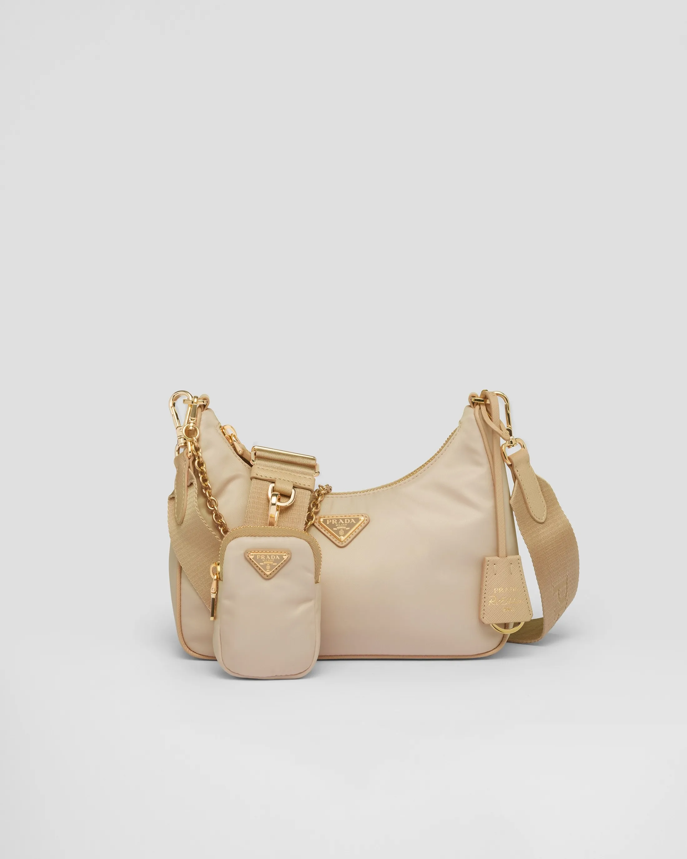 Prada Re-Edition 2005 Re-Nylon bag Desert Hot