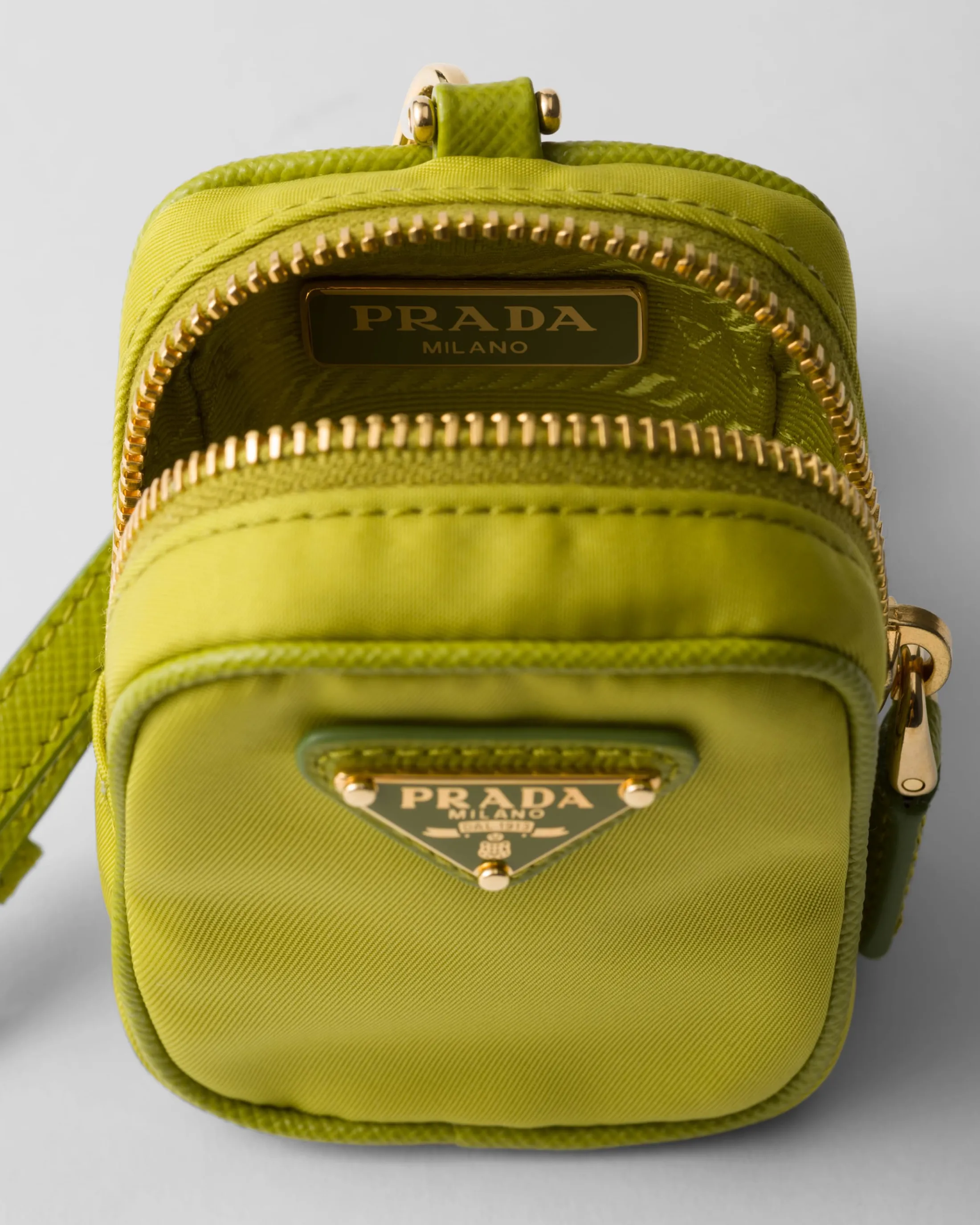 Prada Re-Edition 1978 Re-Nylon mini-pouch Ferngreen Flash Sale