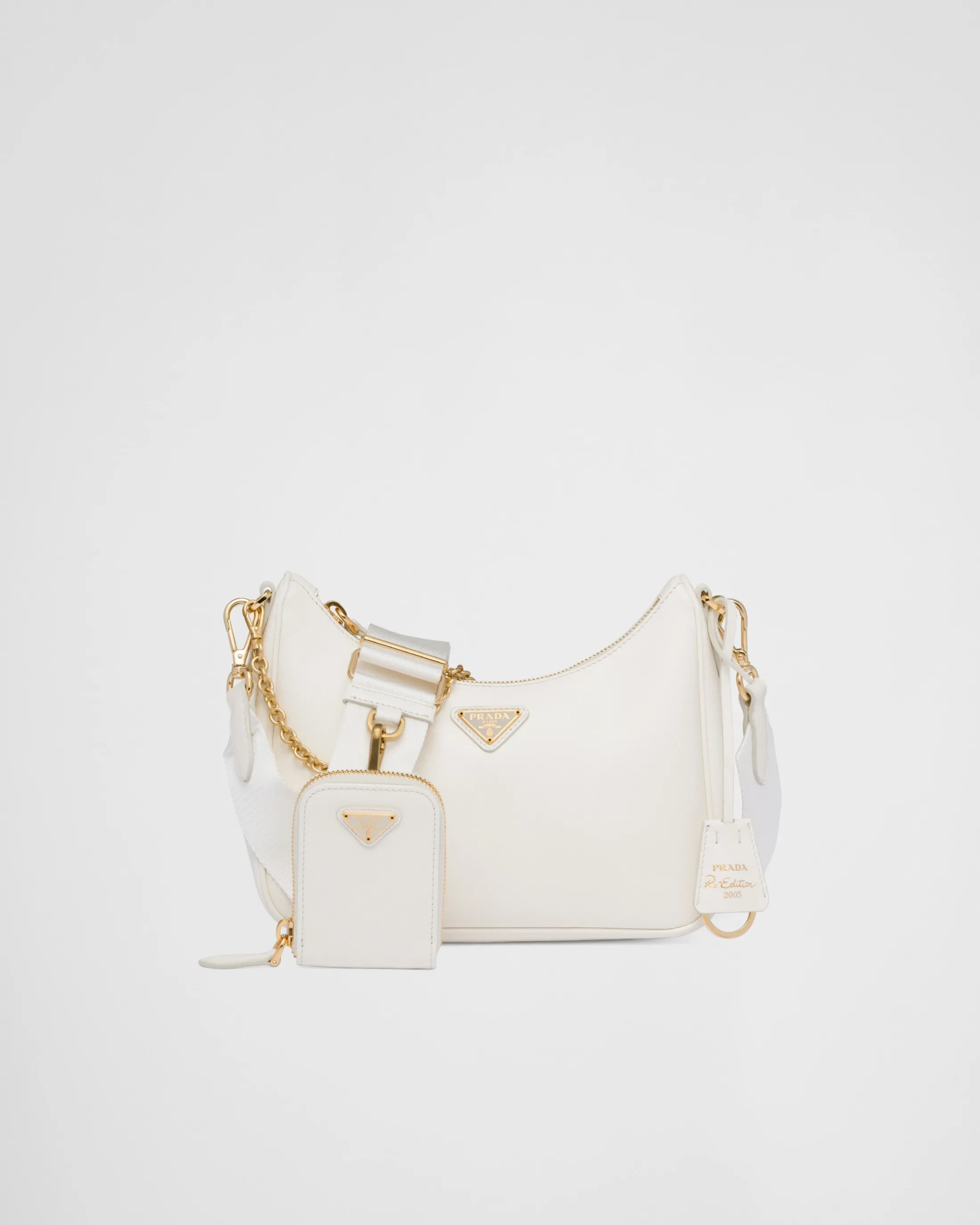 Prada Re-Edition 2005 Saffiano leather bag White Best Sale