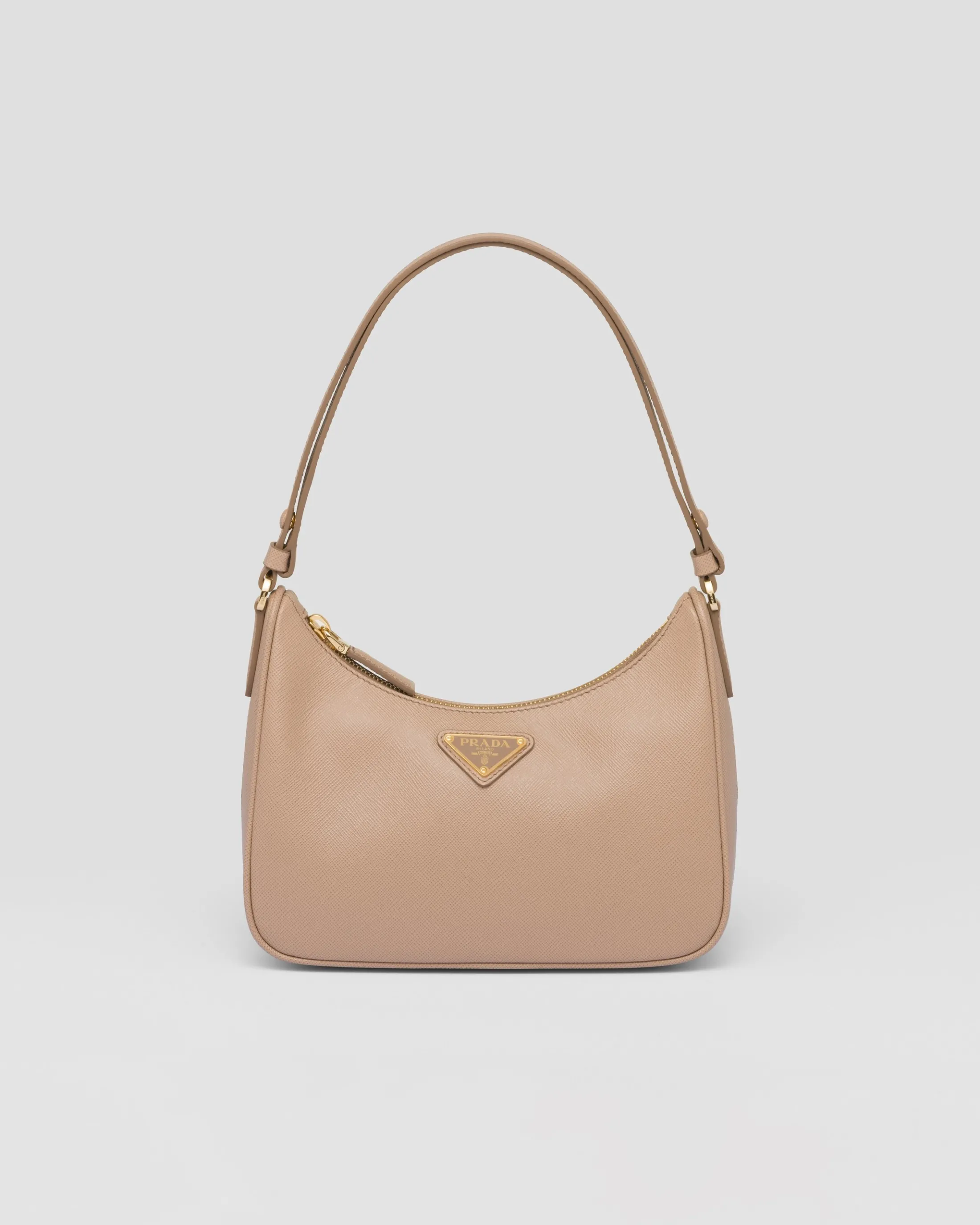 Prada Re-Edition Saffiano leather mini bag Cameobeige Online