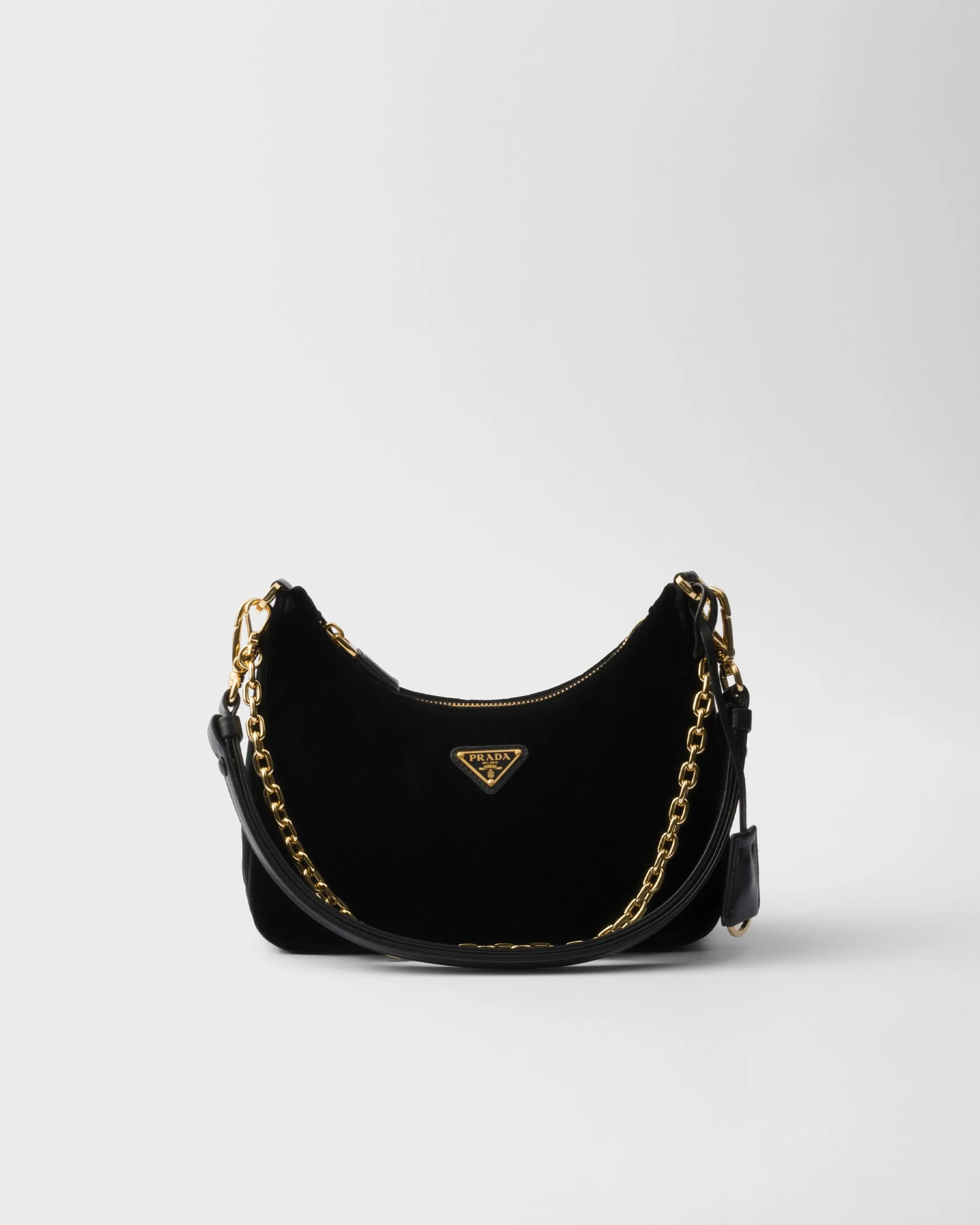 Prada Re-Edition velvet mini-bag Black New