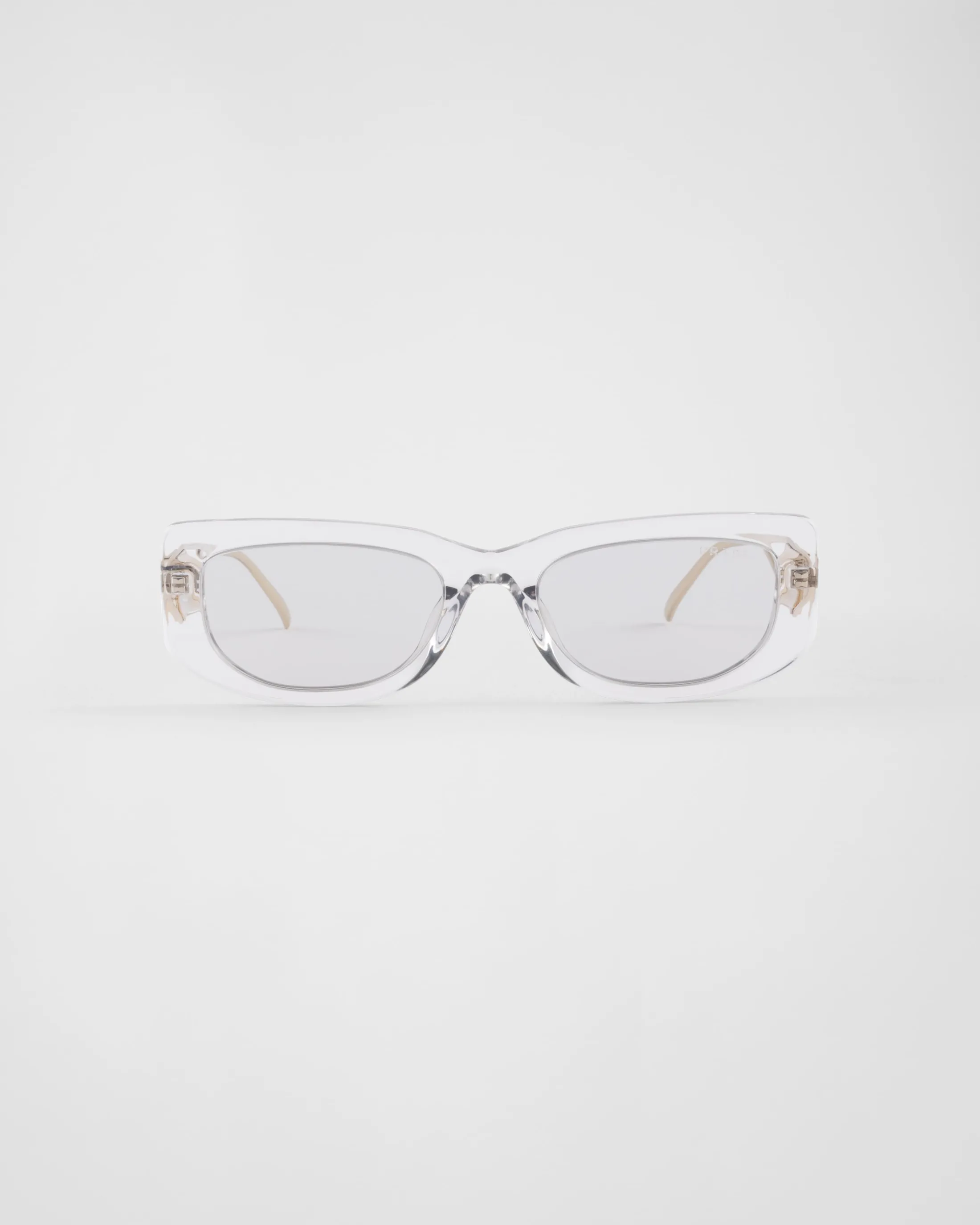 Prada sunglasses with the triangle logo Lightgraylenses Flash Sale