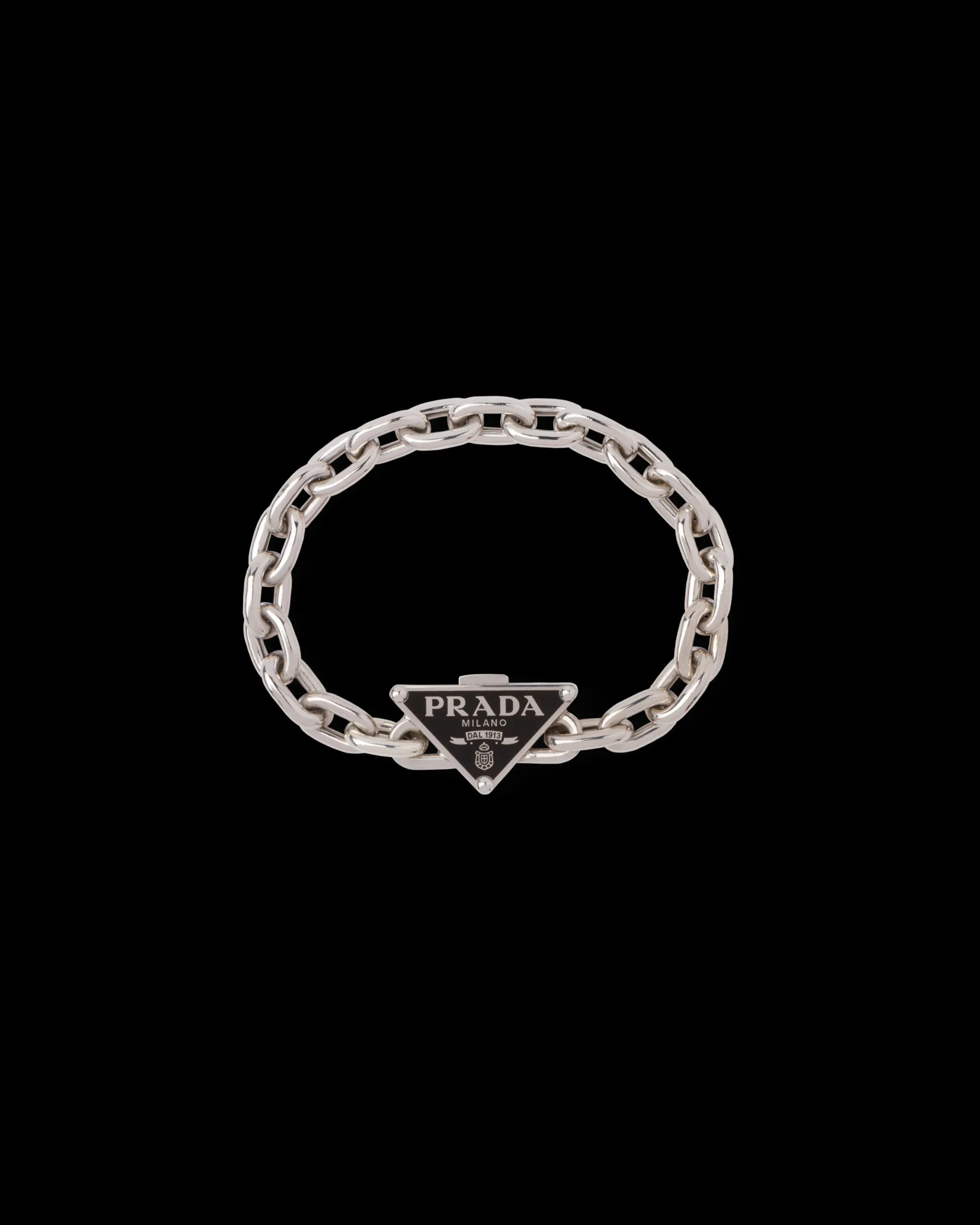 Prada Symbole bracelet Silver Fashion