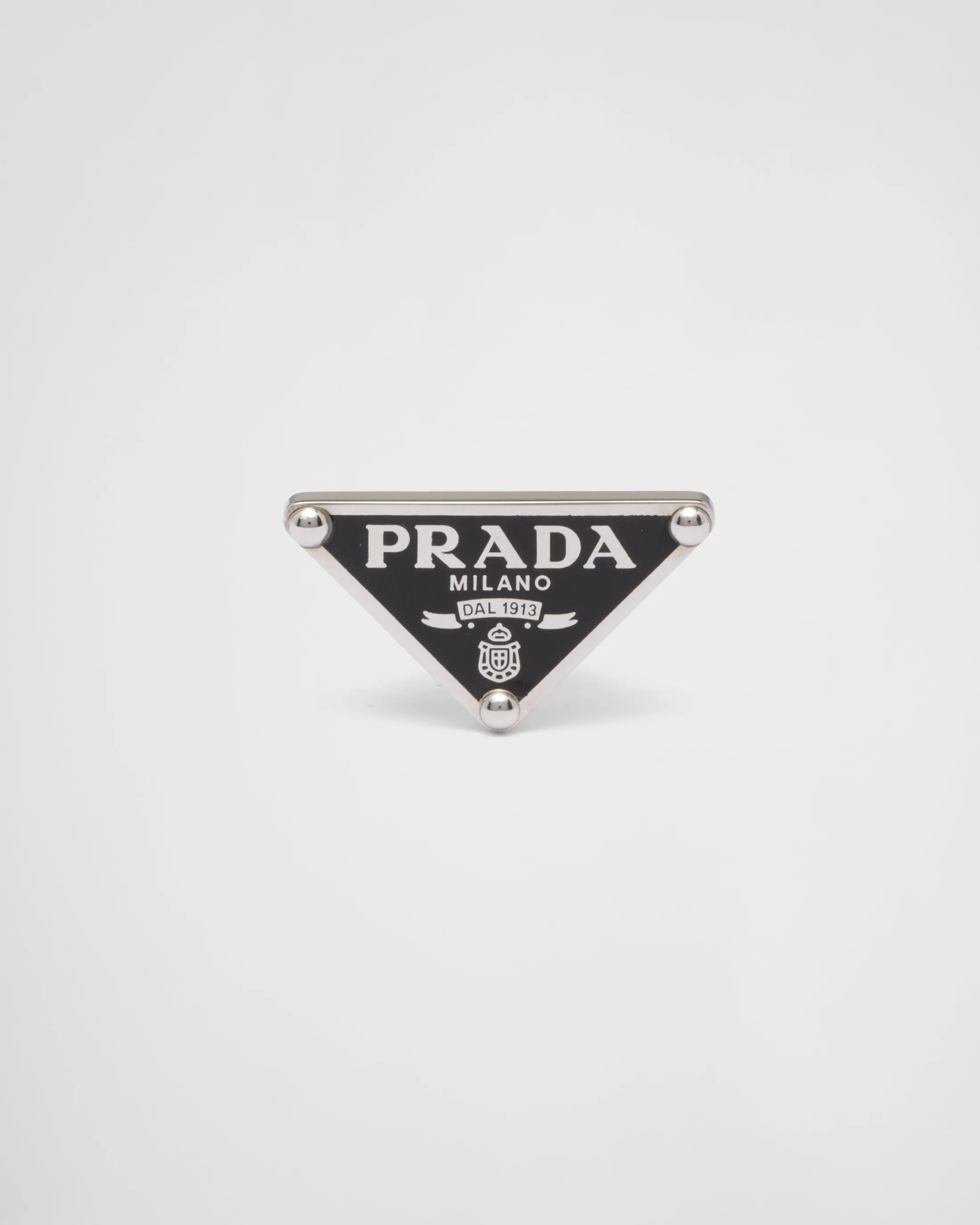 Prada Symbole single left earring Black Sale