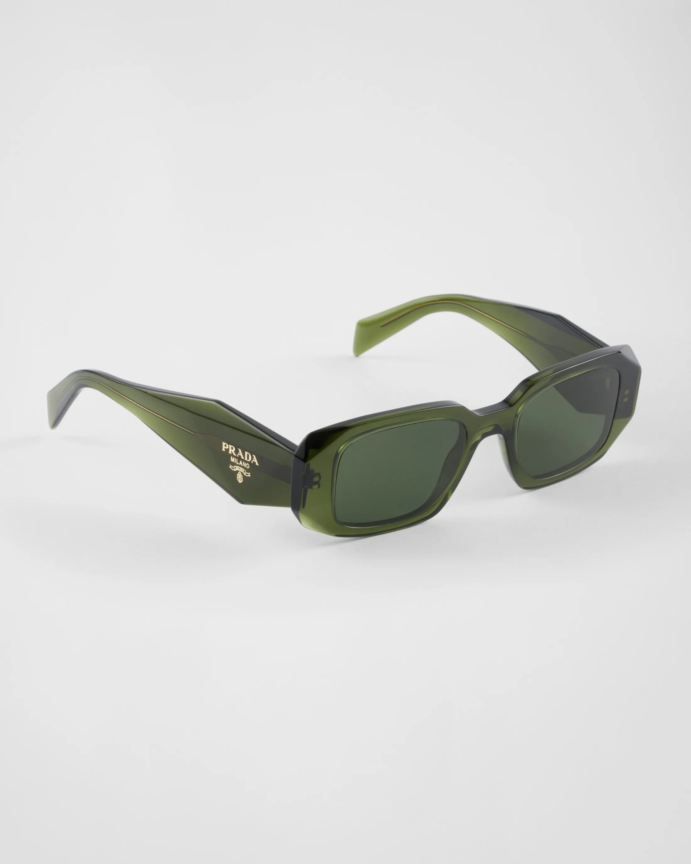 Prada Symbole sunglasses Militarygreenlenses Online