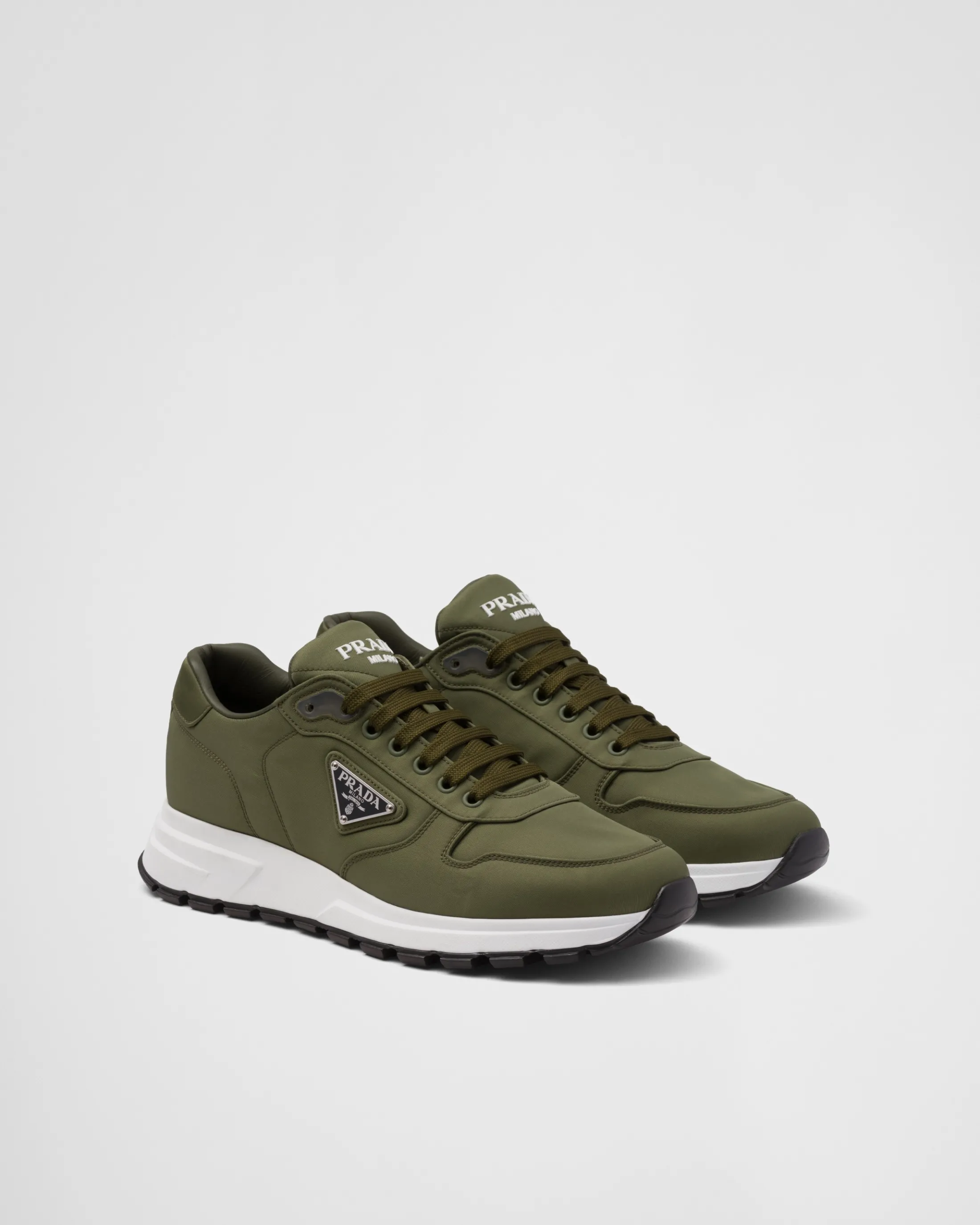 Prada Prax 01 Re-Nylon sneakers Militarygreen Cheap