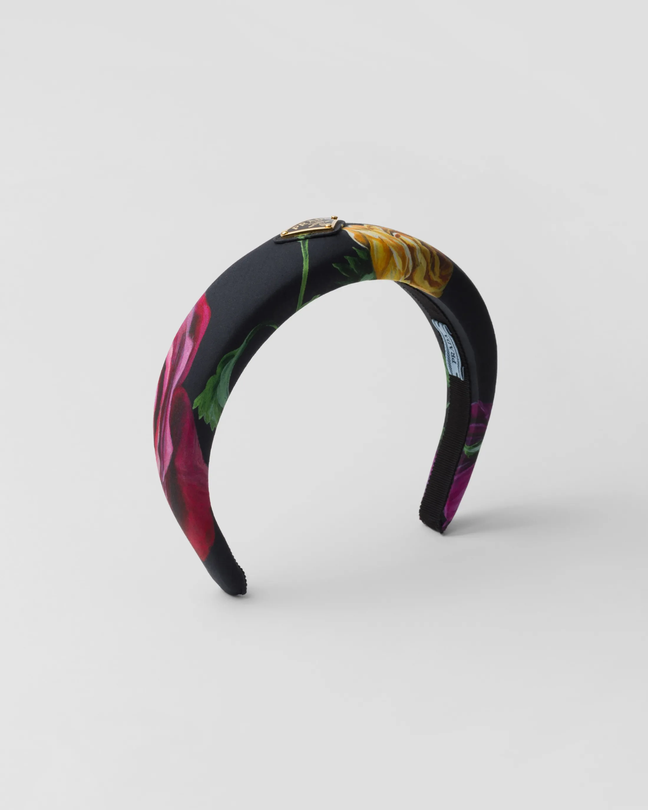 Prada Printed fabric headband Black Fashion